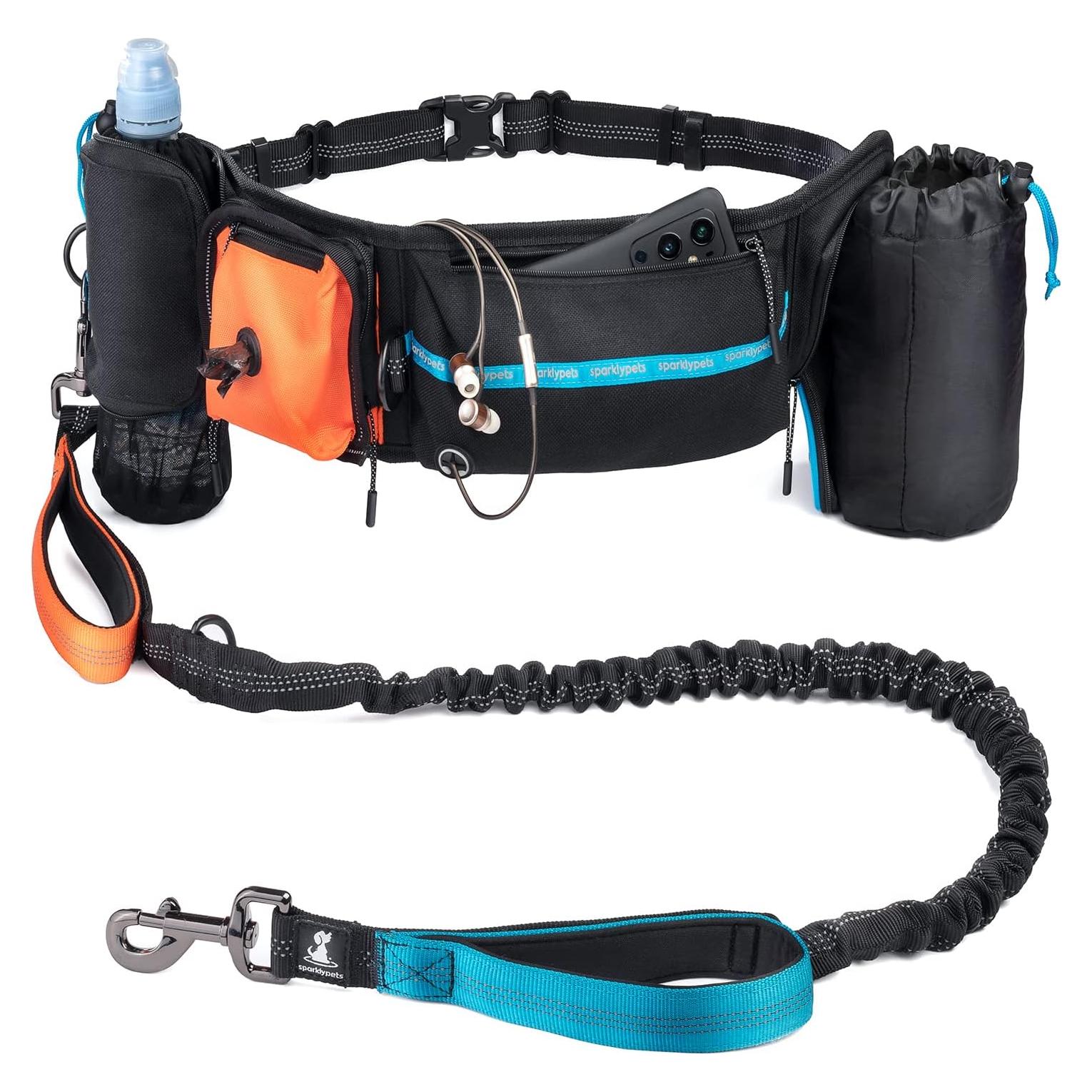 Correa de Cintura Manos Libres SparklyPets para Perros M/L