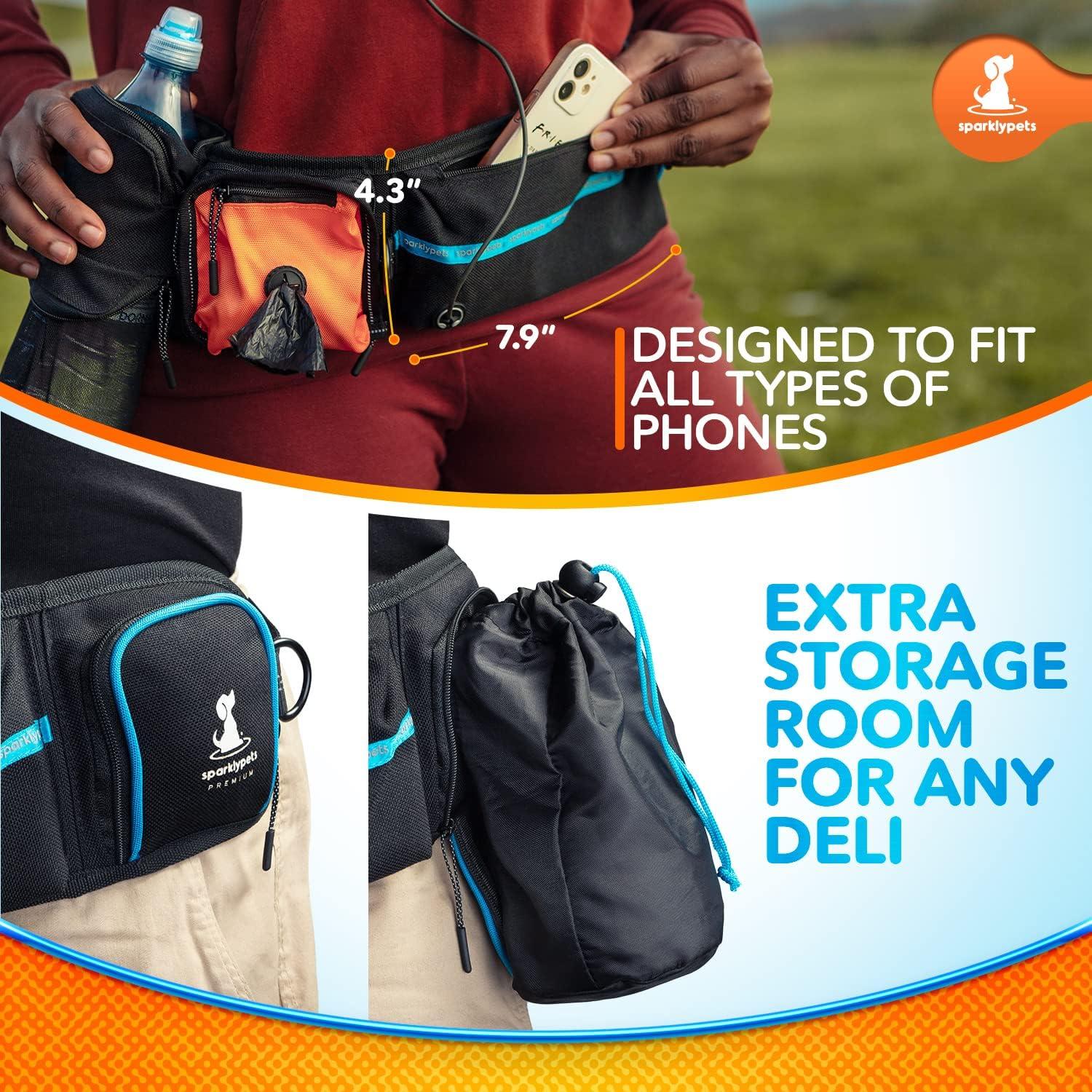 Correa de Cintura Manos Libres SparklyPets para Perros M/L