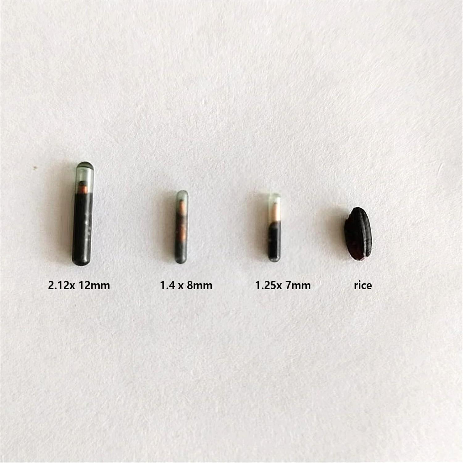 Microchips de Identificación para Mascotas Manruta 20 Pack 1.25x7mm