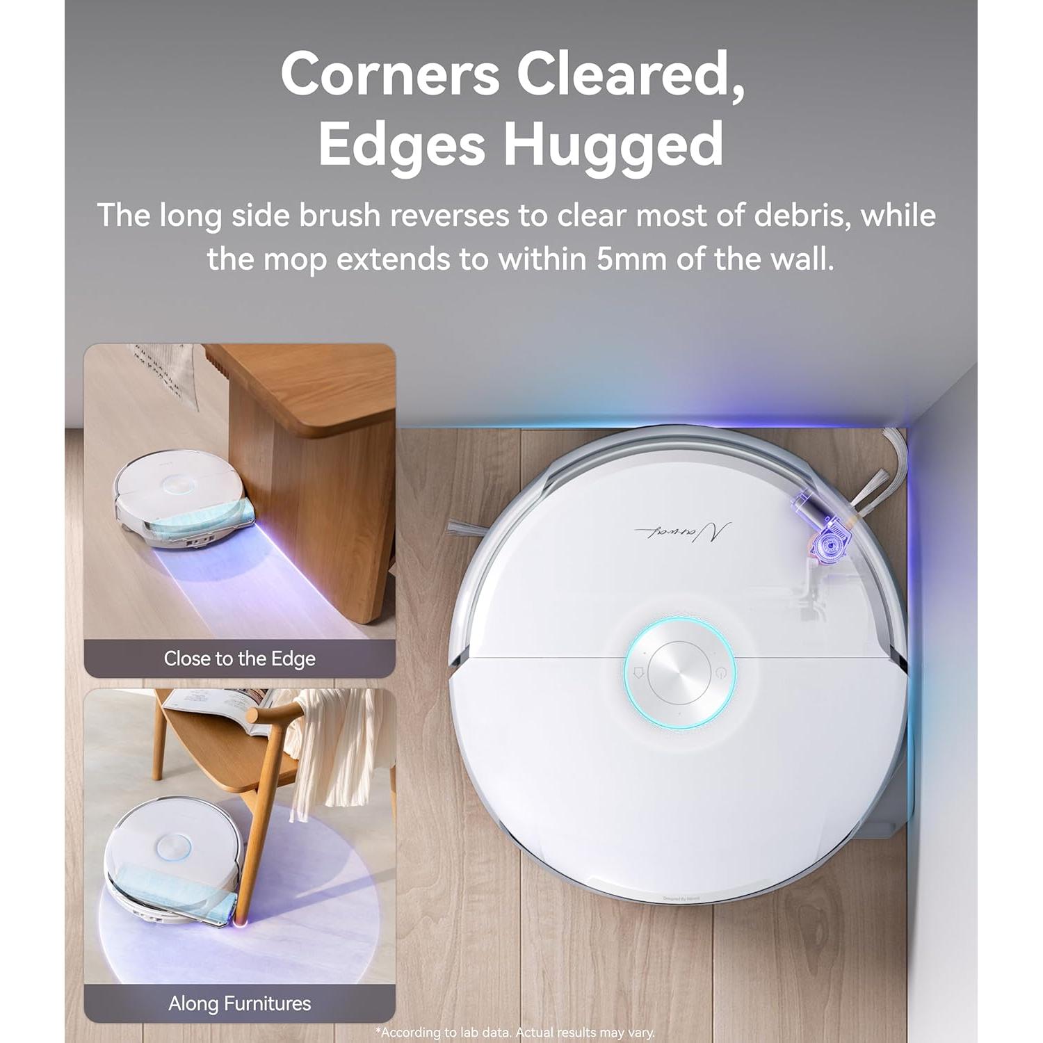 Robot Aspirador y Mopa NARWAL Flow, Succión 22,000 Pa, AI