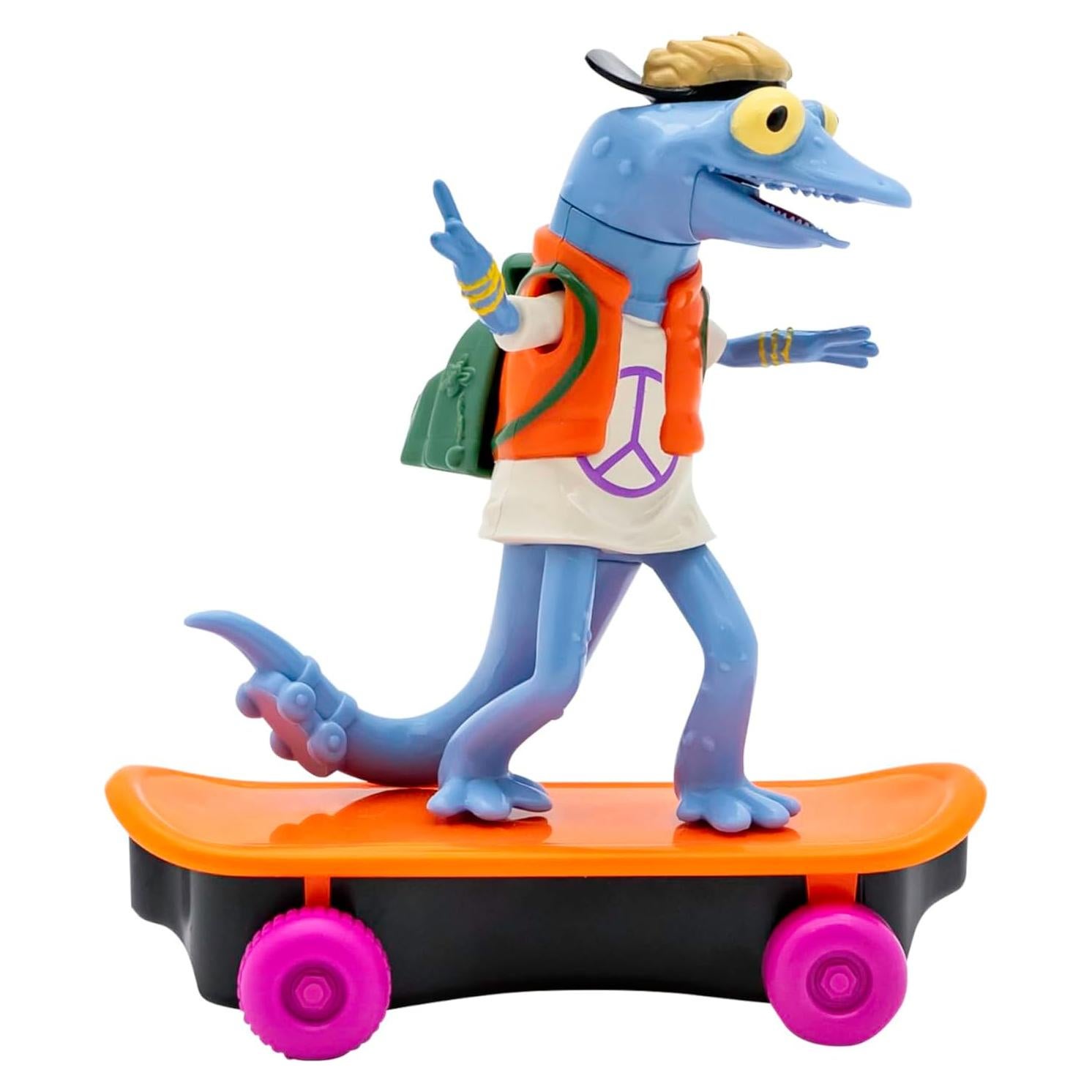 Juguete Patineta TMNT Mondo Gecko 12,7 cm para Niños 3+