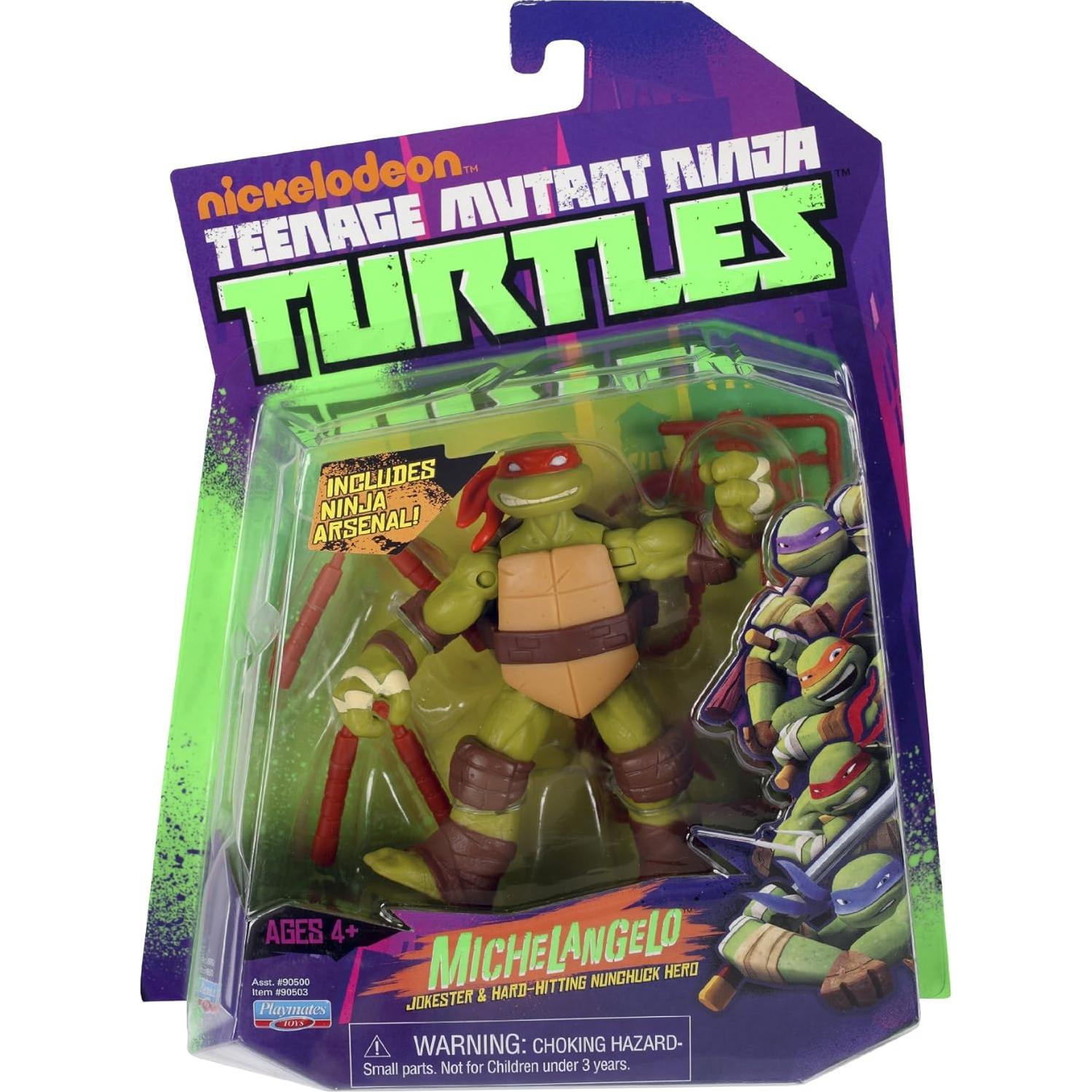 Figura de Acción Tortugas Ninja Michelangelo 10,8 cm