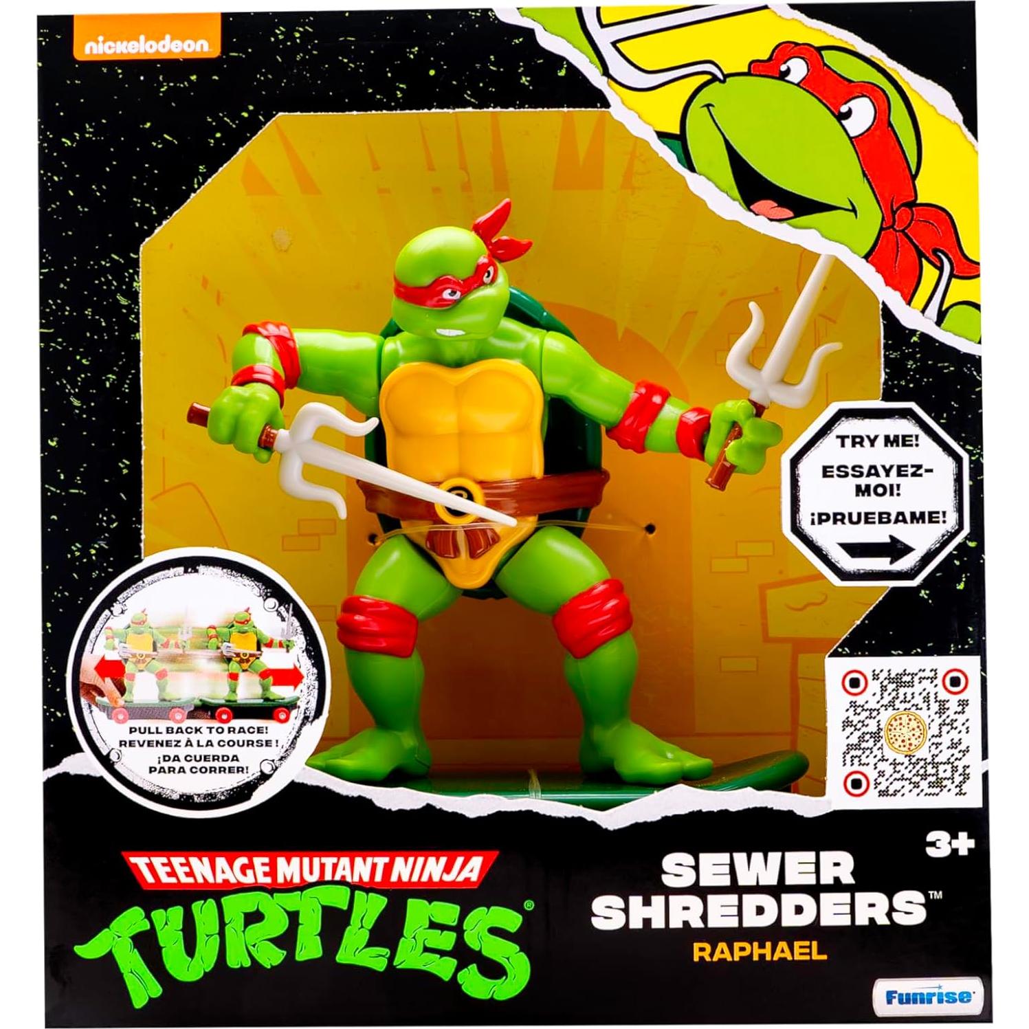 Tortugas Ninja Adolescentes Funrise Raphael 12,7 cm Clásico