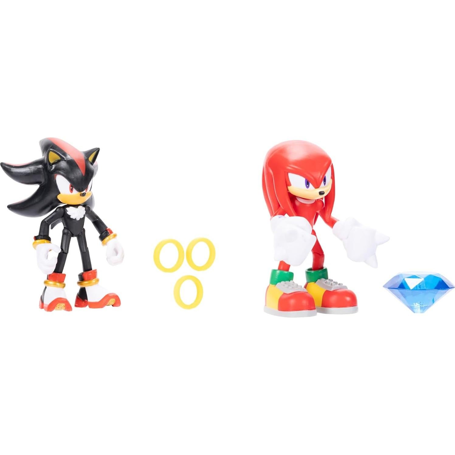 Figuras de Acción Sonic 2 Pack Knuckles y Shadow 10 cm