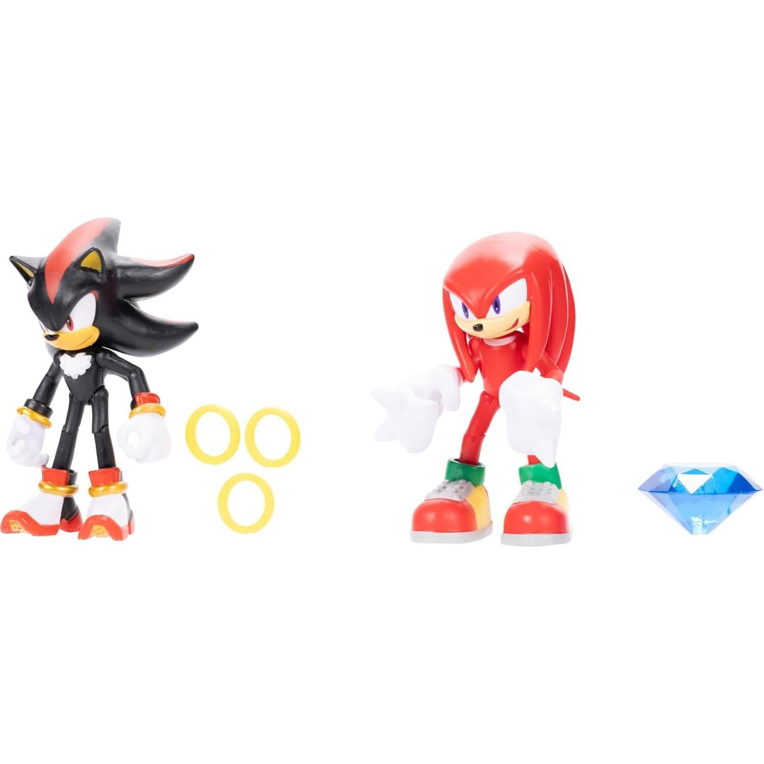 Figuras de Acción Sonic 2 Pack Knuckles y Shadow 10 cm