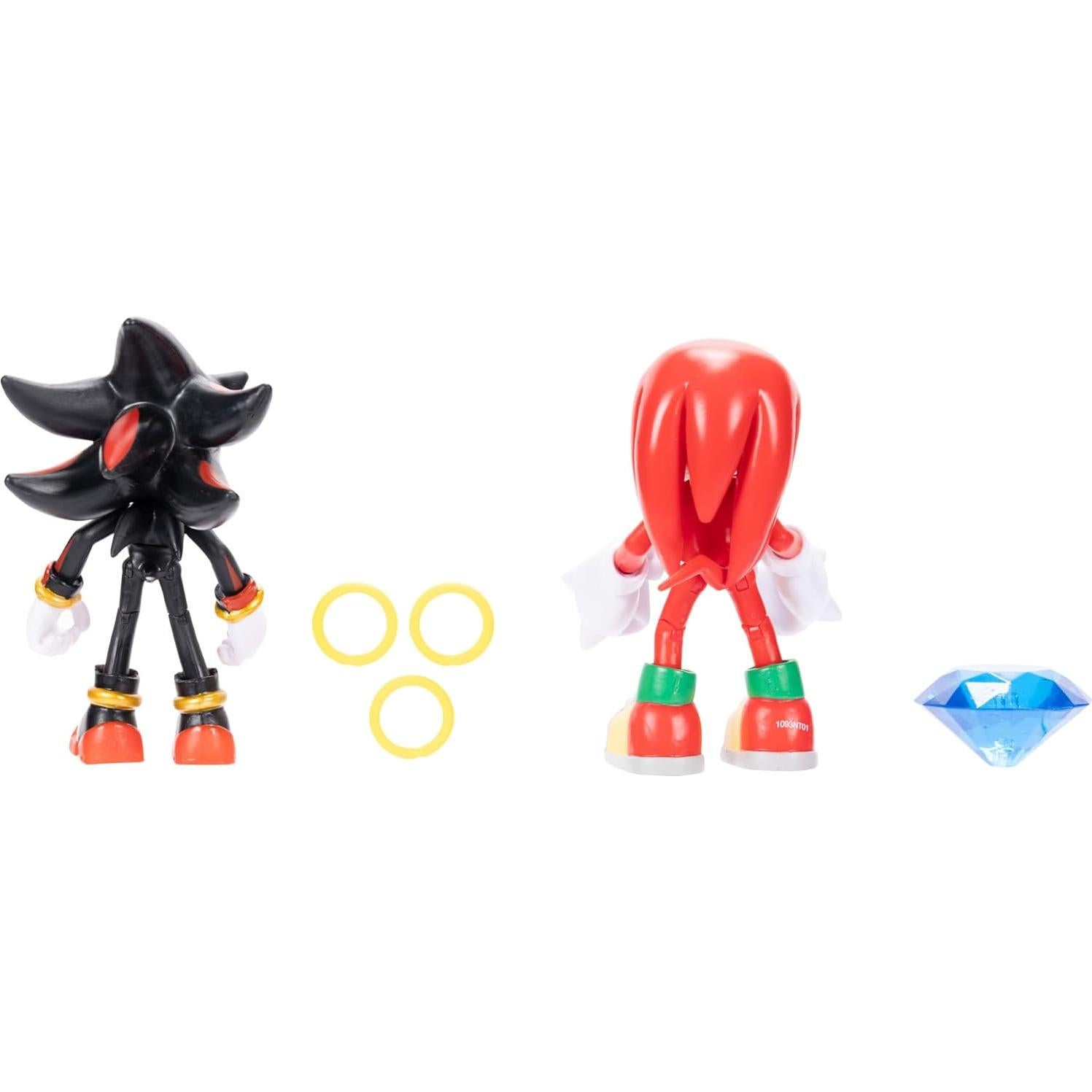 Figuras de Acción Sonic 2 Pack Knuckles y Shadow 10 cm