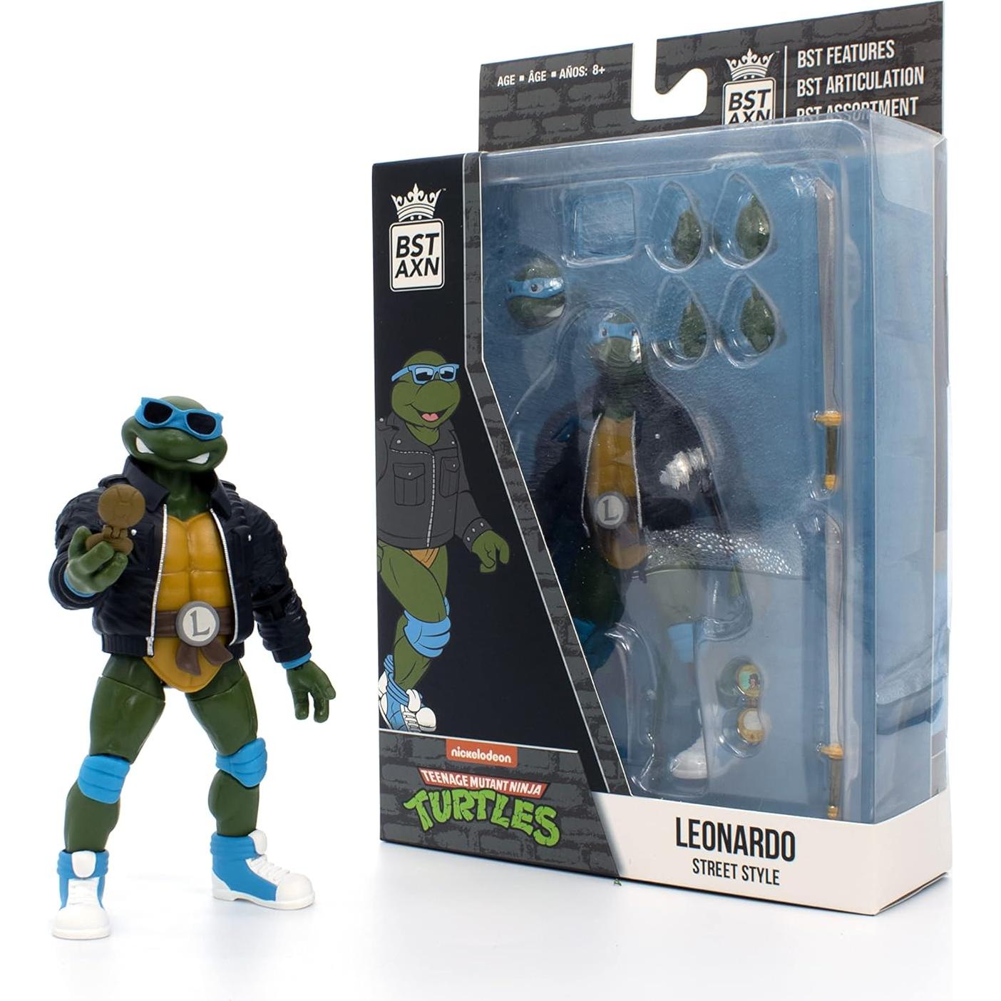 Figura Leonardo BST AXN 12,7 cm Tortugas Ninja Calle