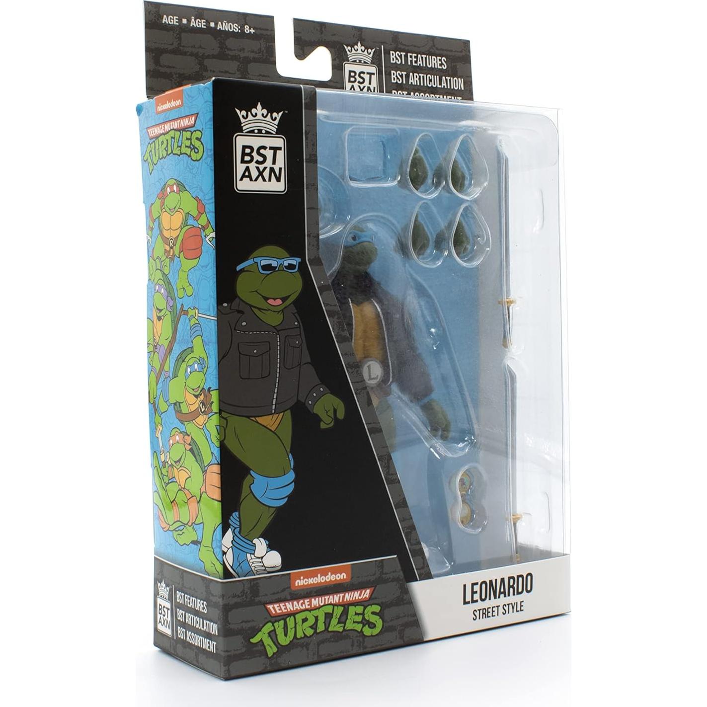 Figura Leonardo BST AXN 12,7 cm Tortugas Ninja Calle