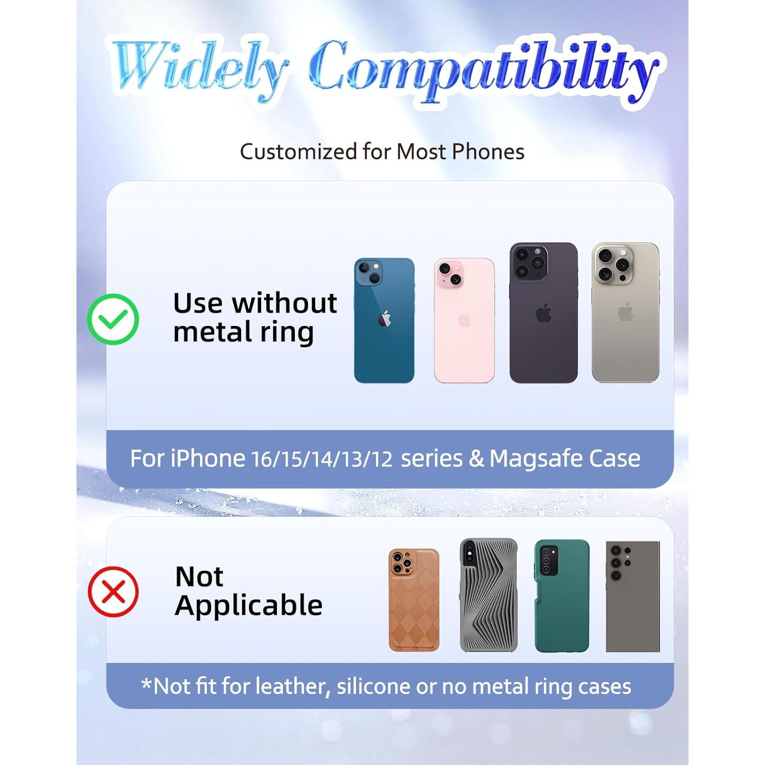 Soporte Magnético para Teléfono LISEVO - Anillo de Dedo Negro