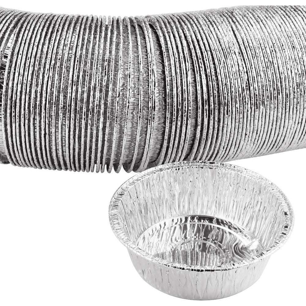 Paquete de 100 bandejas de tarta desechables Oopsu 10.59 cm