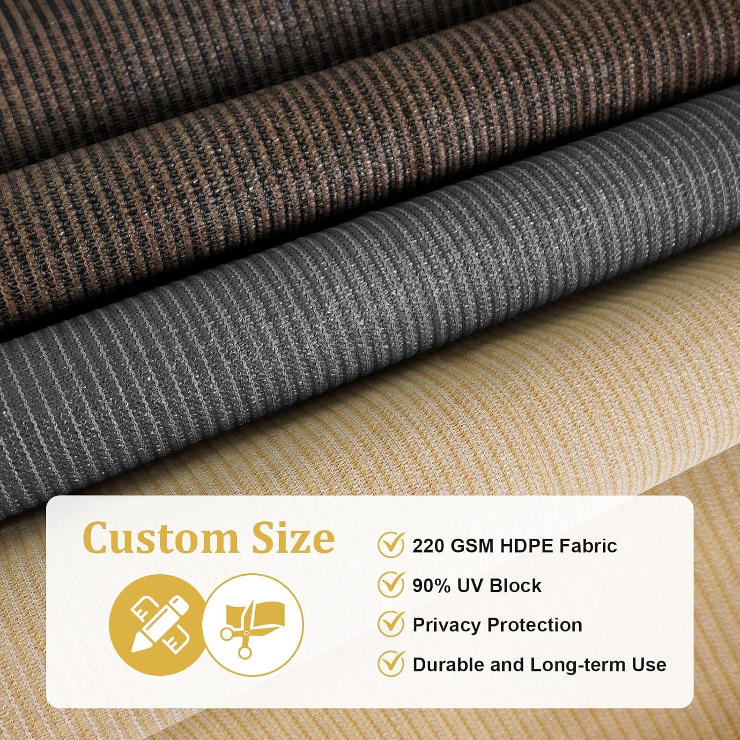 Persiana Enrollable Sombra y Más 91x183cm Gris UV 90%