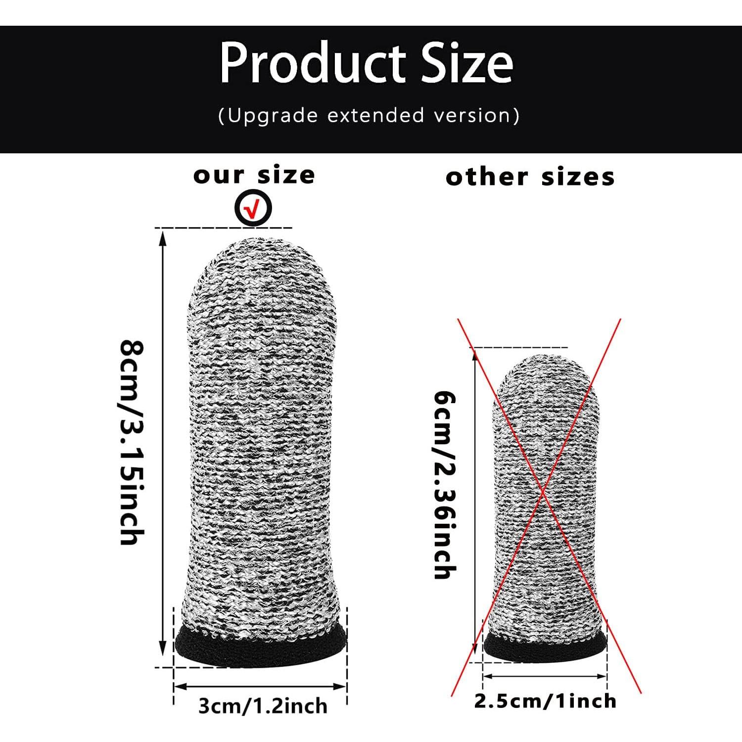 Protector de Dedos Reutilizable zfyoung 14 Piezas 8 cm