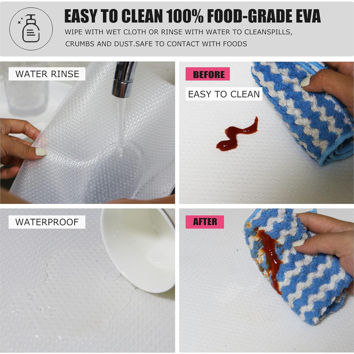 Forros Antideslizantes Rwotlls 8 Piezas para Refrigerador y Armarios