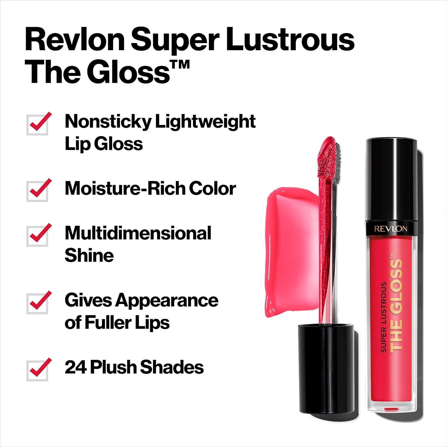 Brillo Labial Revlon Super Lustrous 243 Coral Ardiente 3.7g