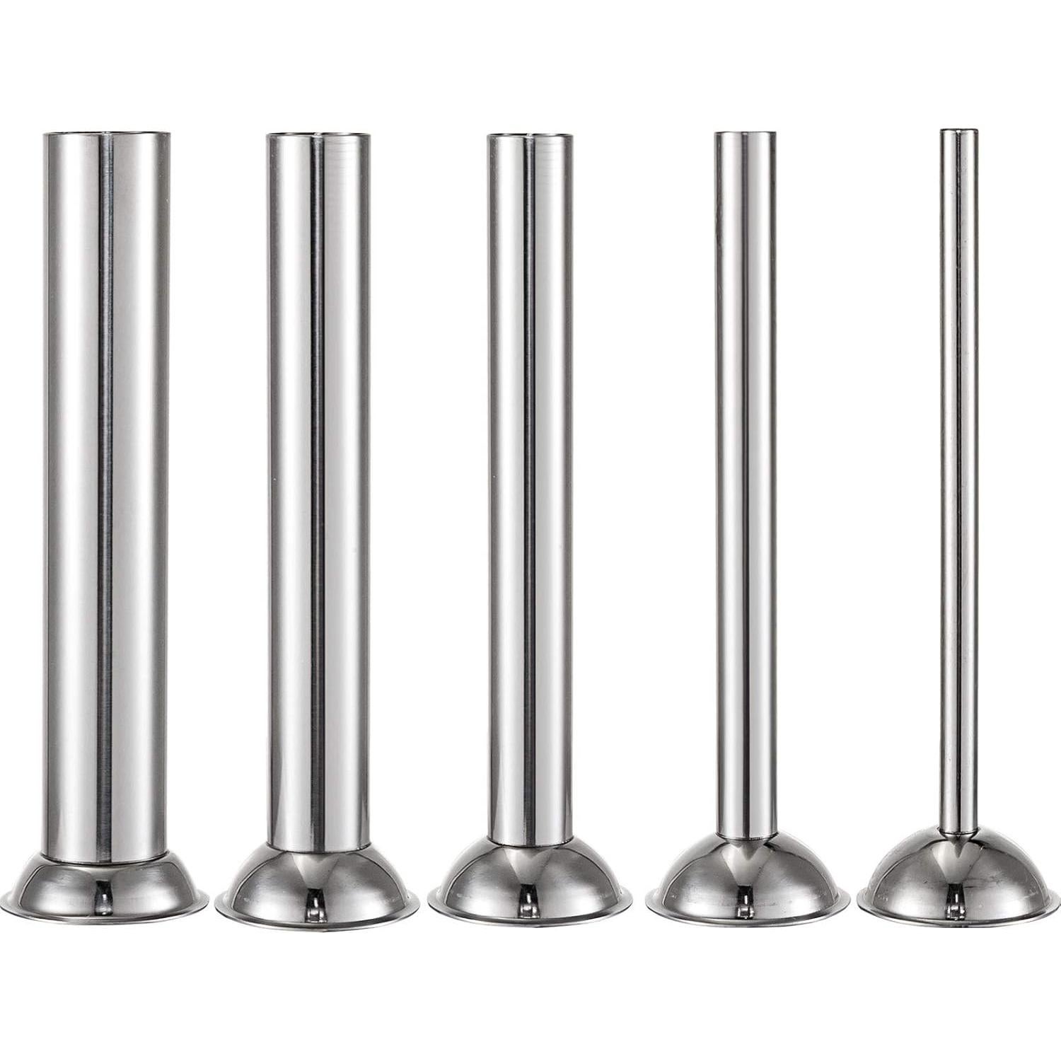 Embutidor de Salchichas Happybuy 3L Acero Inoxidable 2 Velocidades