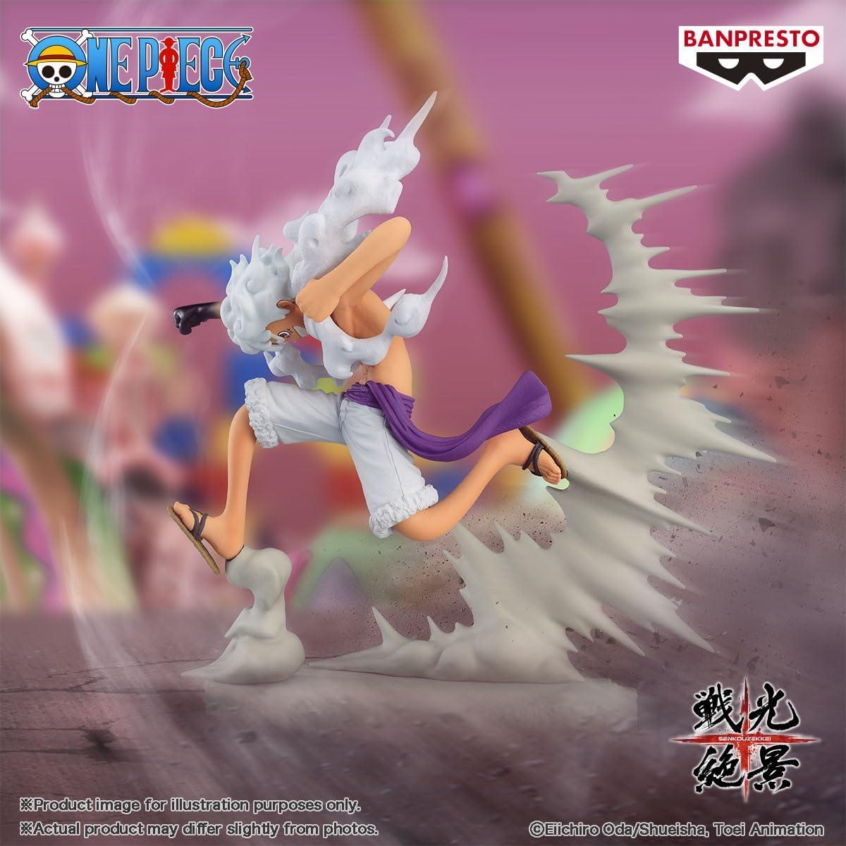 Figura Monkey D. Luffy Gear 5 Banpresto 7 cm - One Piece