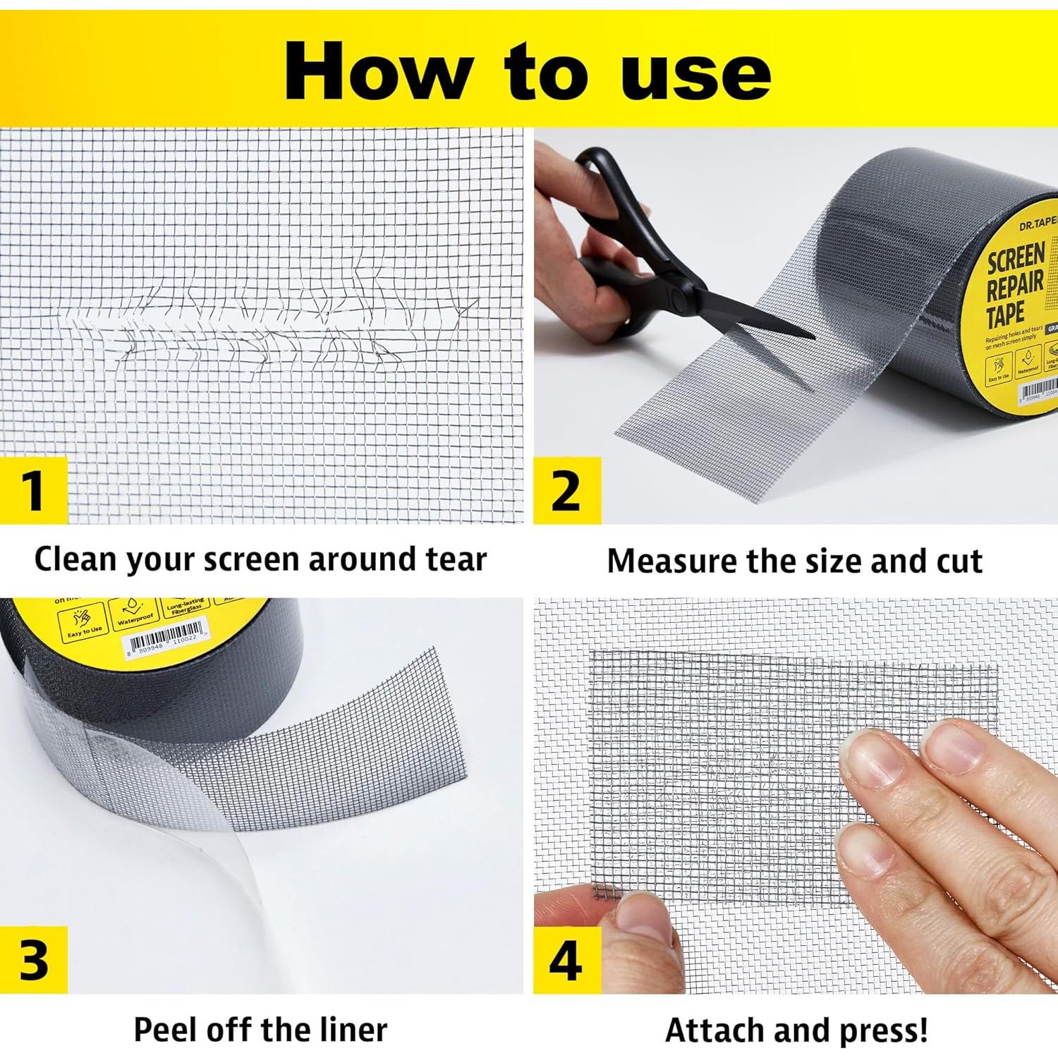 Cinta de Reparación de Pantalla DR.TAPELAB 5 cm x 2.6 m Negra