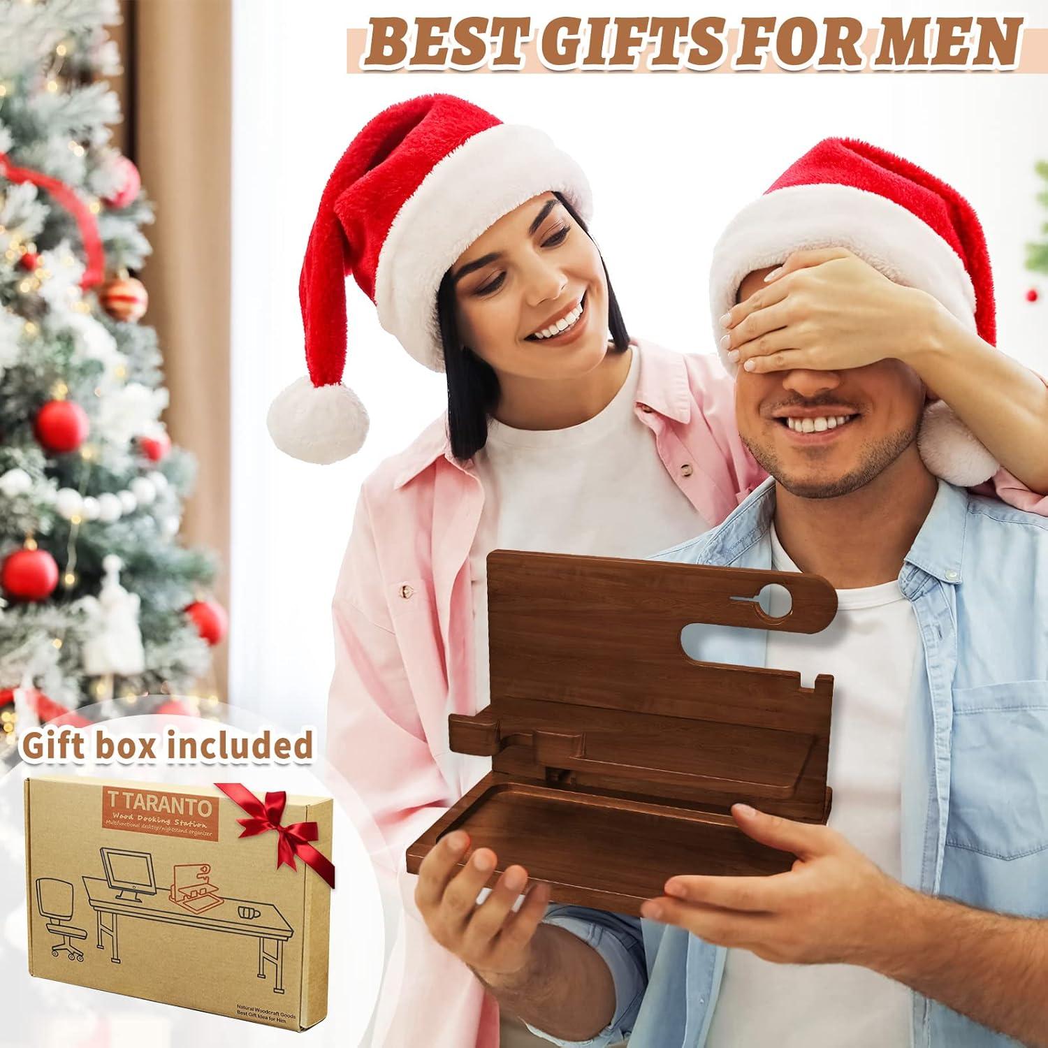 Estación de Acoplamiento de Madera T TARANTO - Organizador de Carga para Múltiples Dispositivos