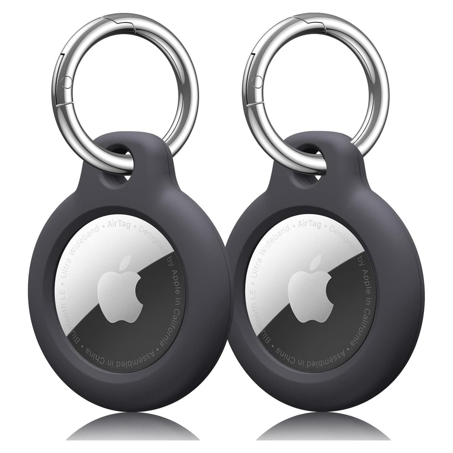 Soporte Meliya 2-Pack para Apple AirTag - Funda a Prueba de Golpes