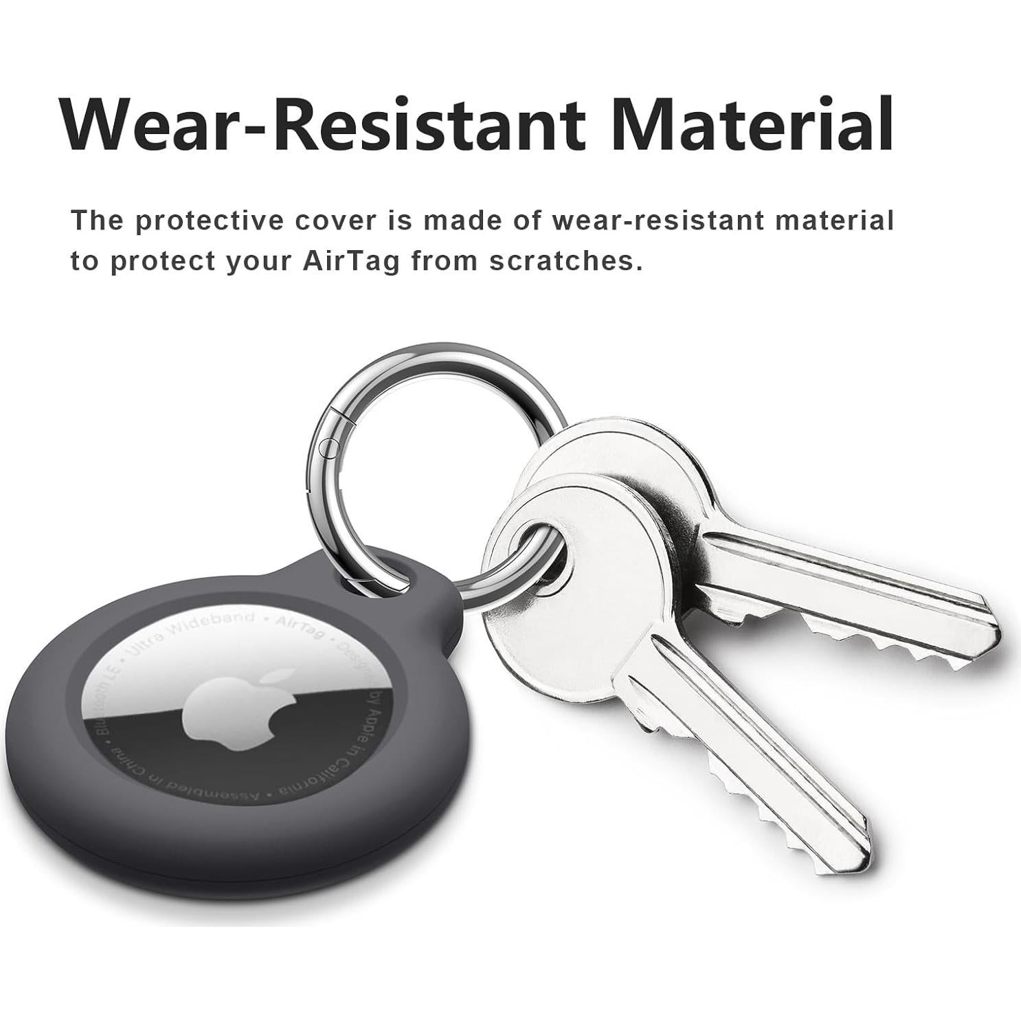 Soporte Meliya 2-Pack para Apple AirTag - Funda a Prueba de Golpes