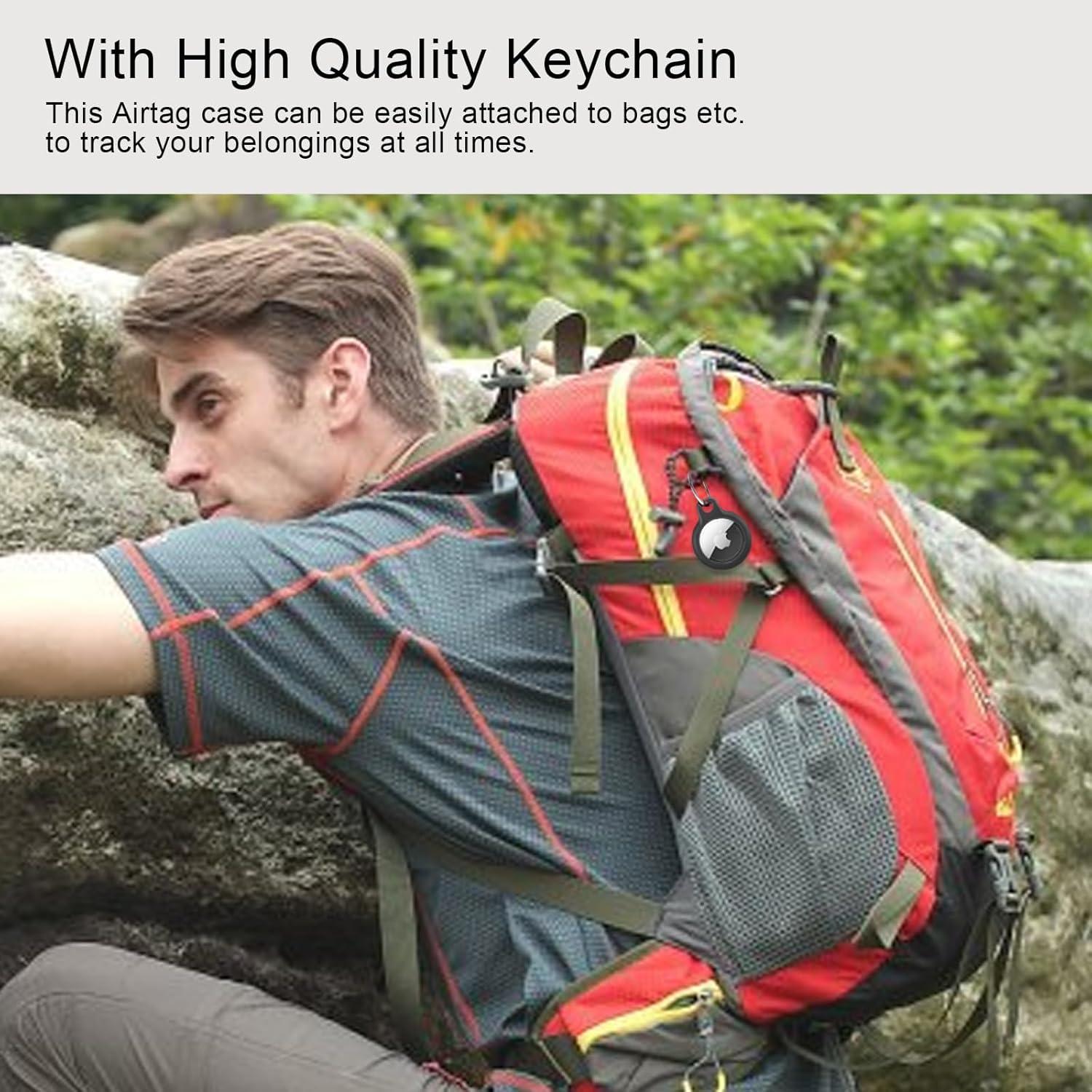 Soporte Meliya 2-Pack para Apple AirTag - Funda a Prueba de Golpes