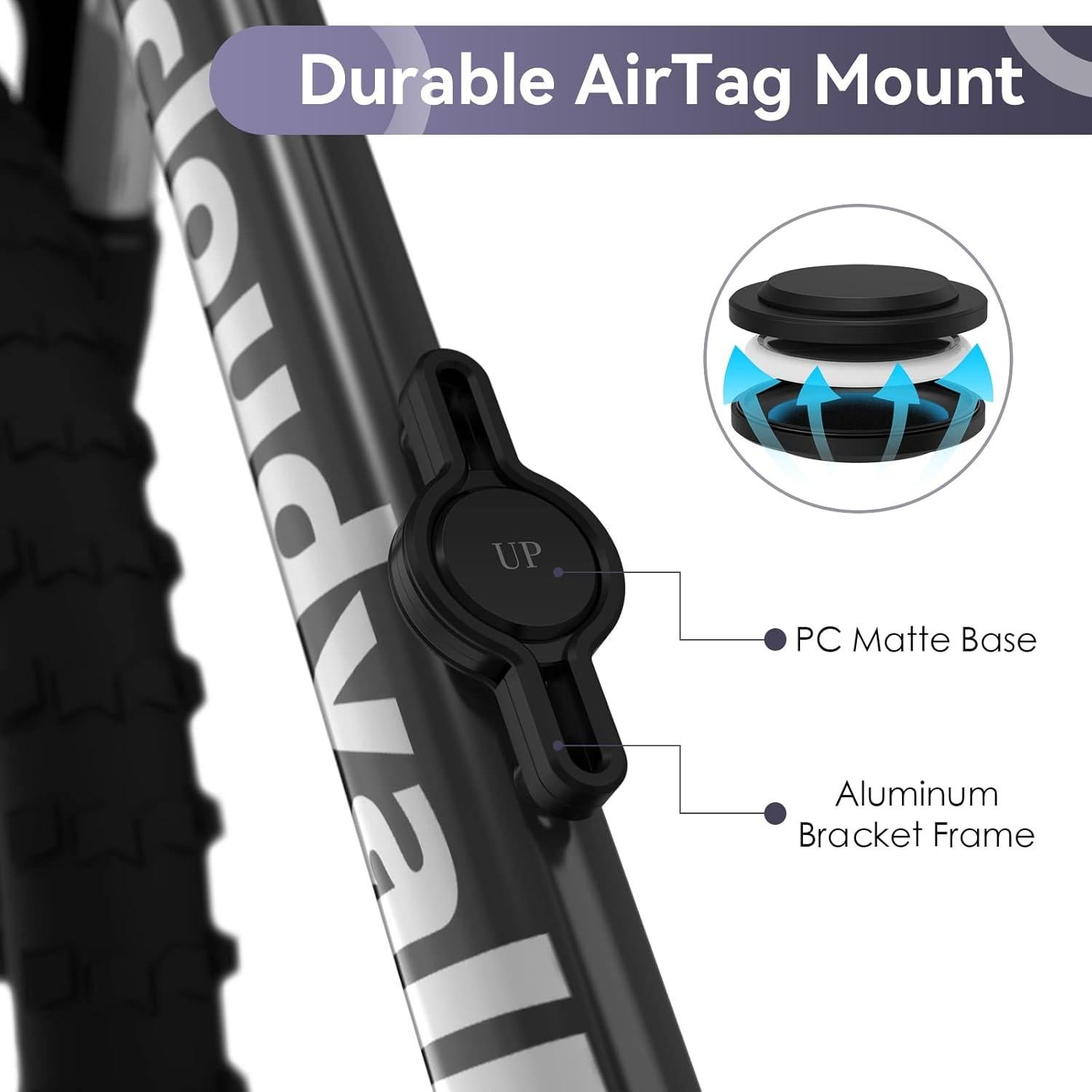 Soporte para Bicicleta CloudValley para AirTag - A Prueba de Agua