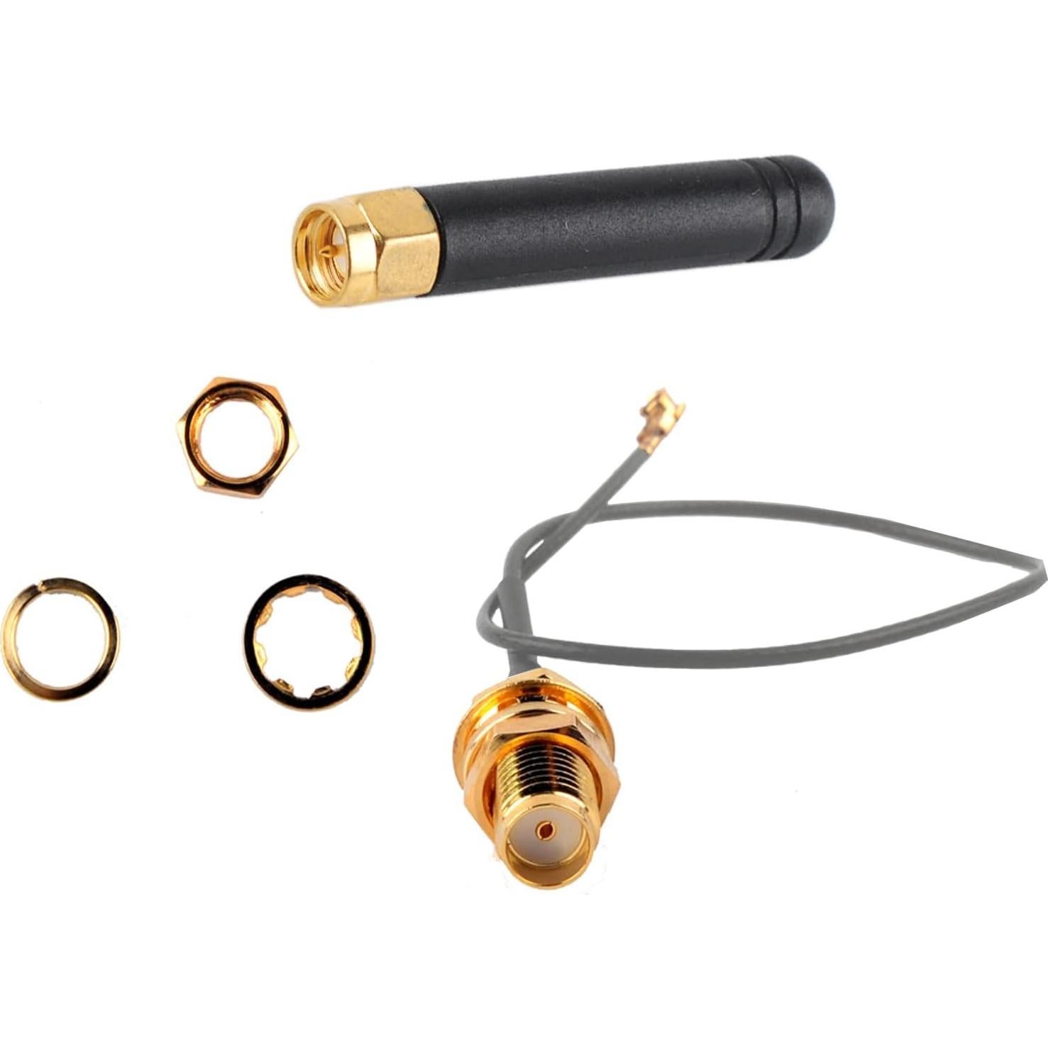 Antena LoRa 915MHz 2dBi Geekstory 2 PCS U.FL a SMA