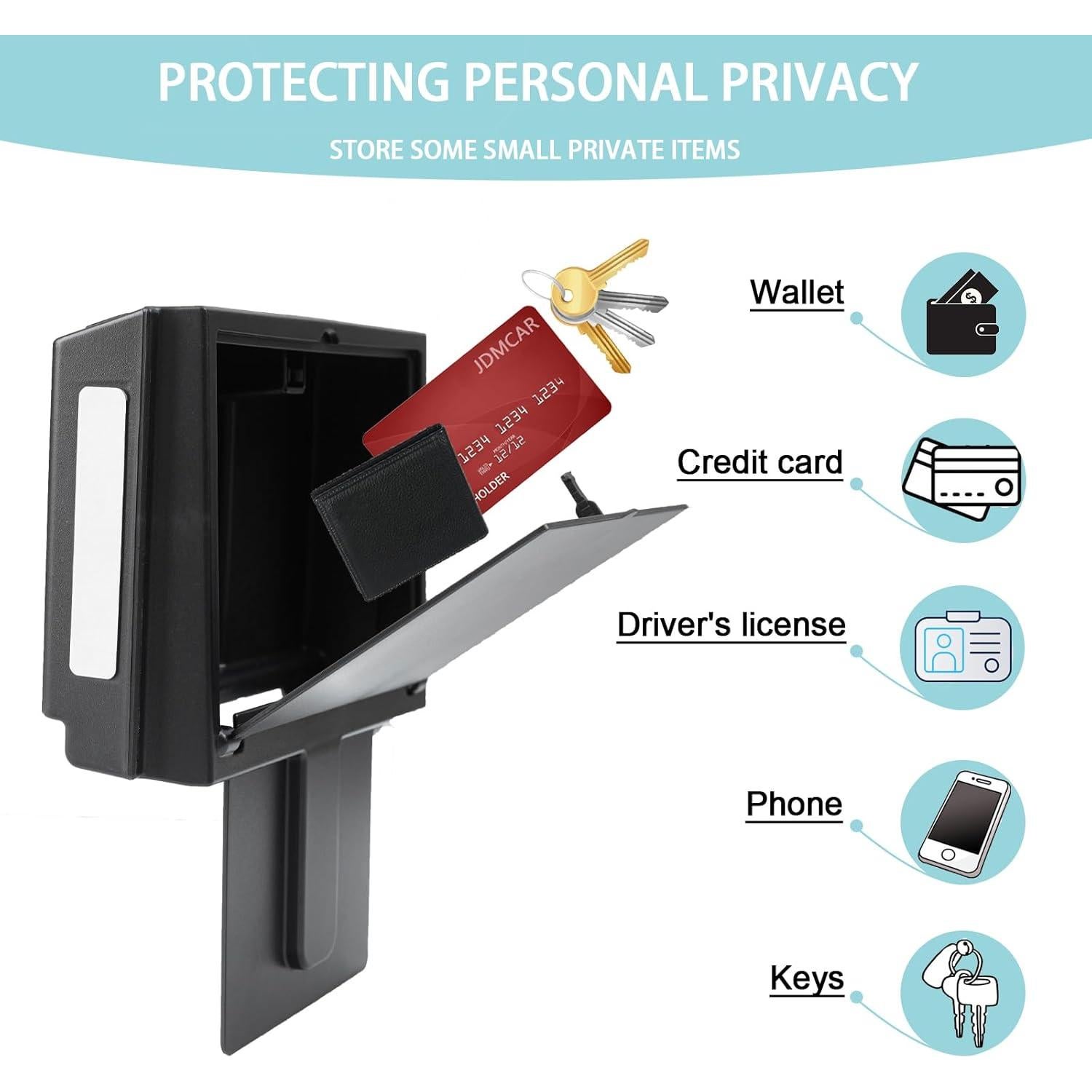 Caja de Almacenamiento Oculta JDMCAR para Toyota 4Runner 2010-2024