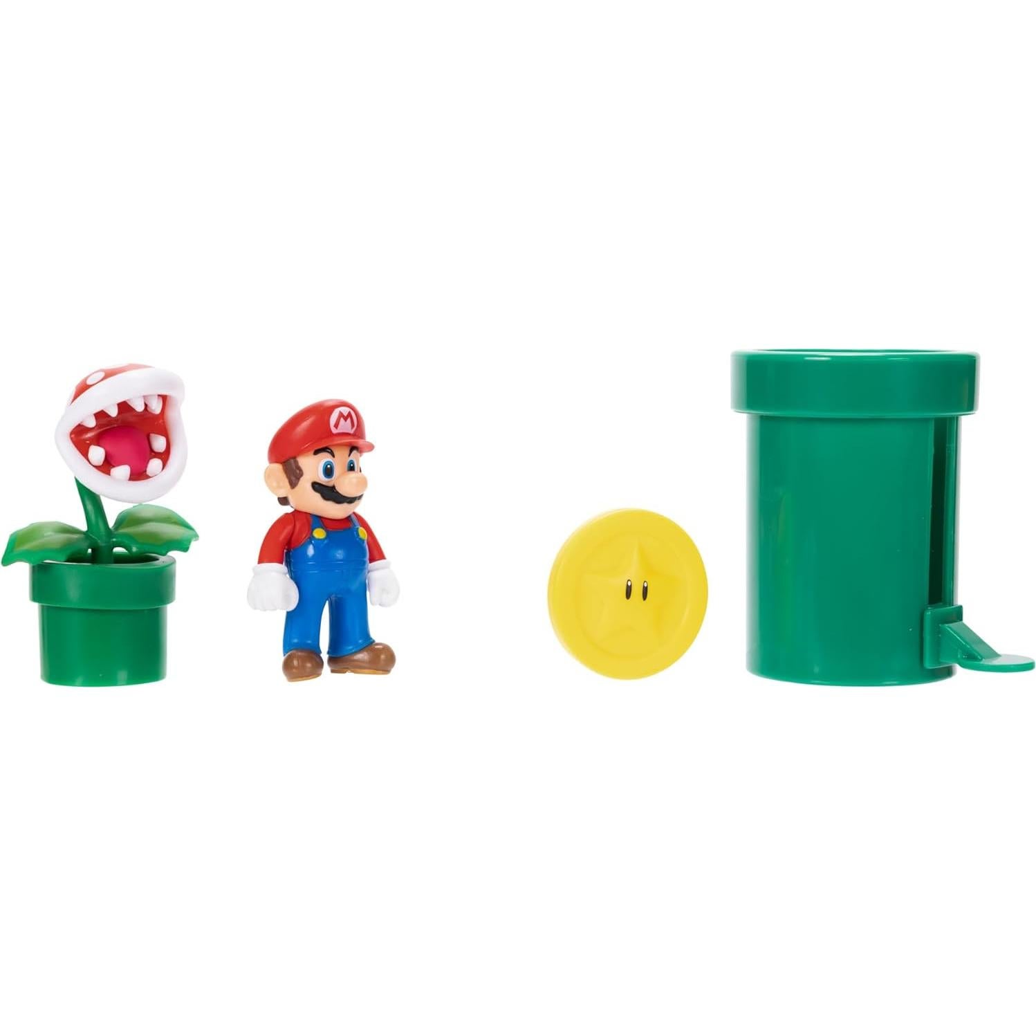 Diorama Super Mario Jakks Pacific Selva de Soda 3 Figuras