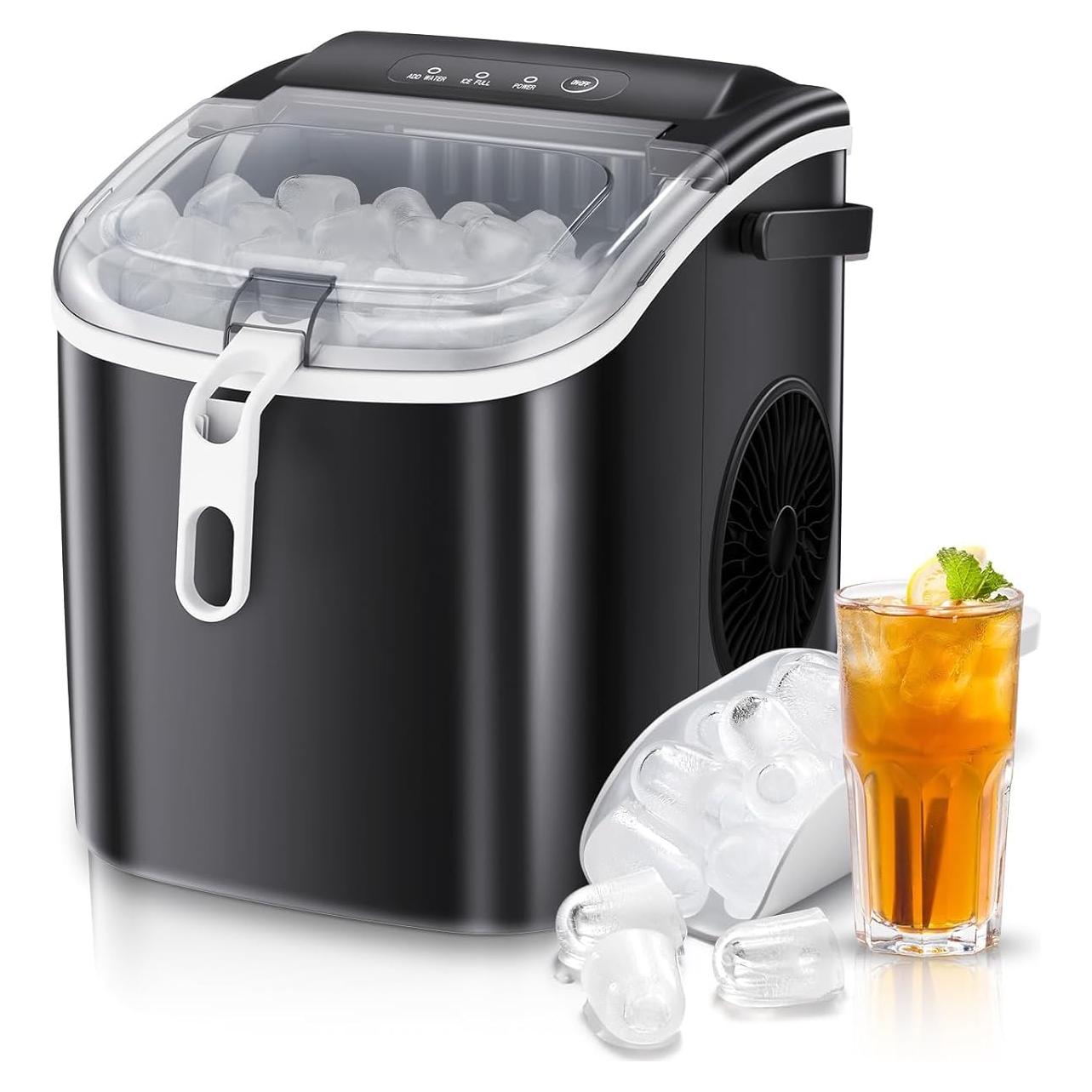 Máquina de Hielo Portátil Antarctic Star 11,79 kg/24H Negra