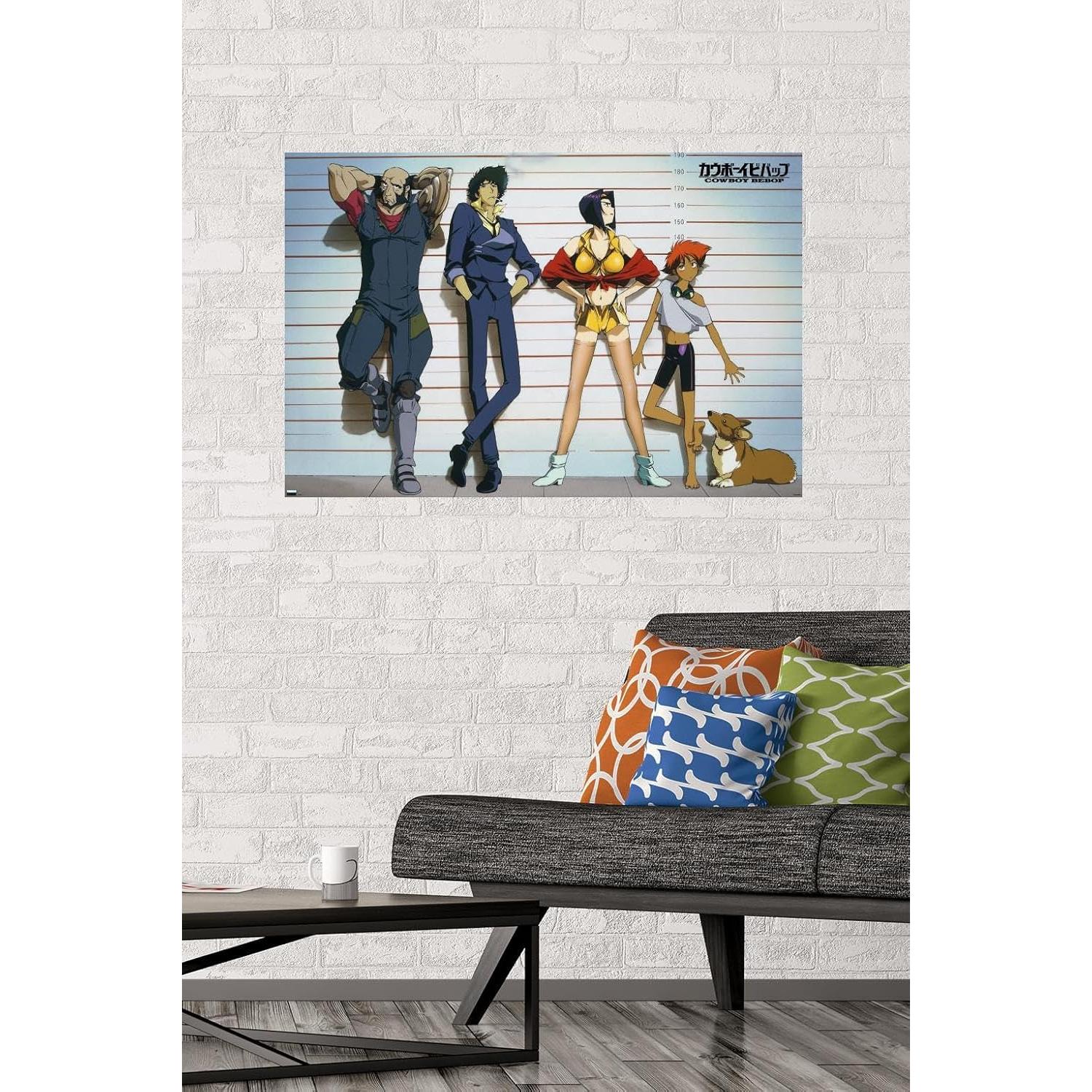 Póster de Pared Trends Cowboy Bebop 56.6x86.4 cm Sin Marco