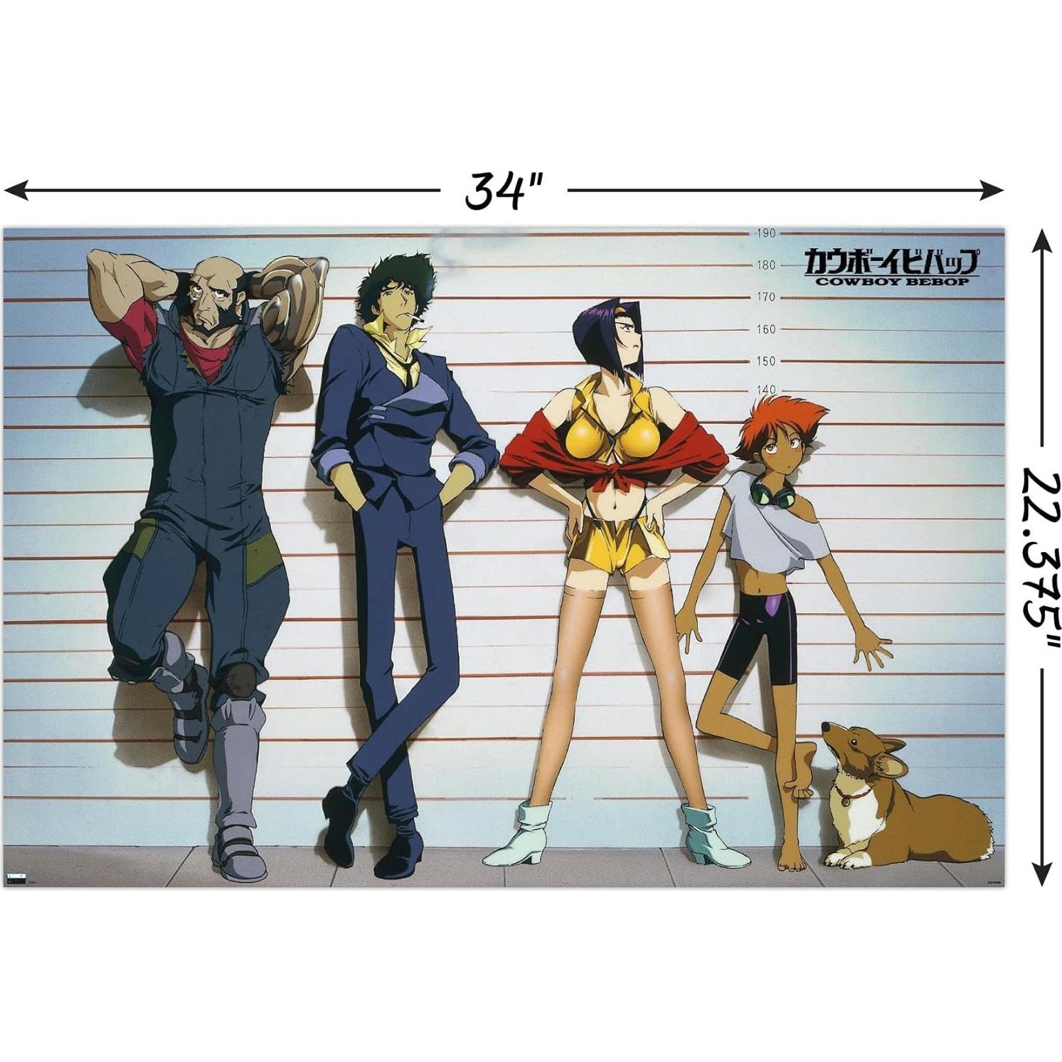 Póster de Pared Trends Cowboy Bebop 56.6x86.4 cm Sin Marco