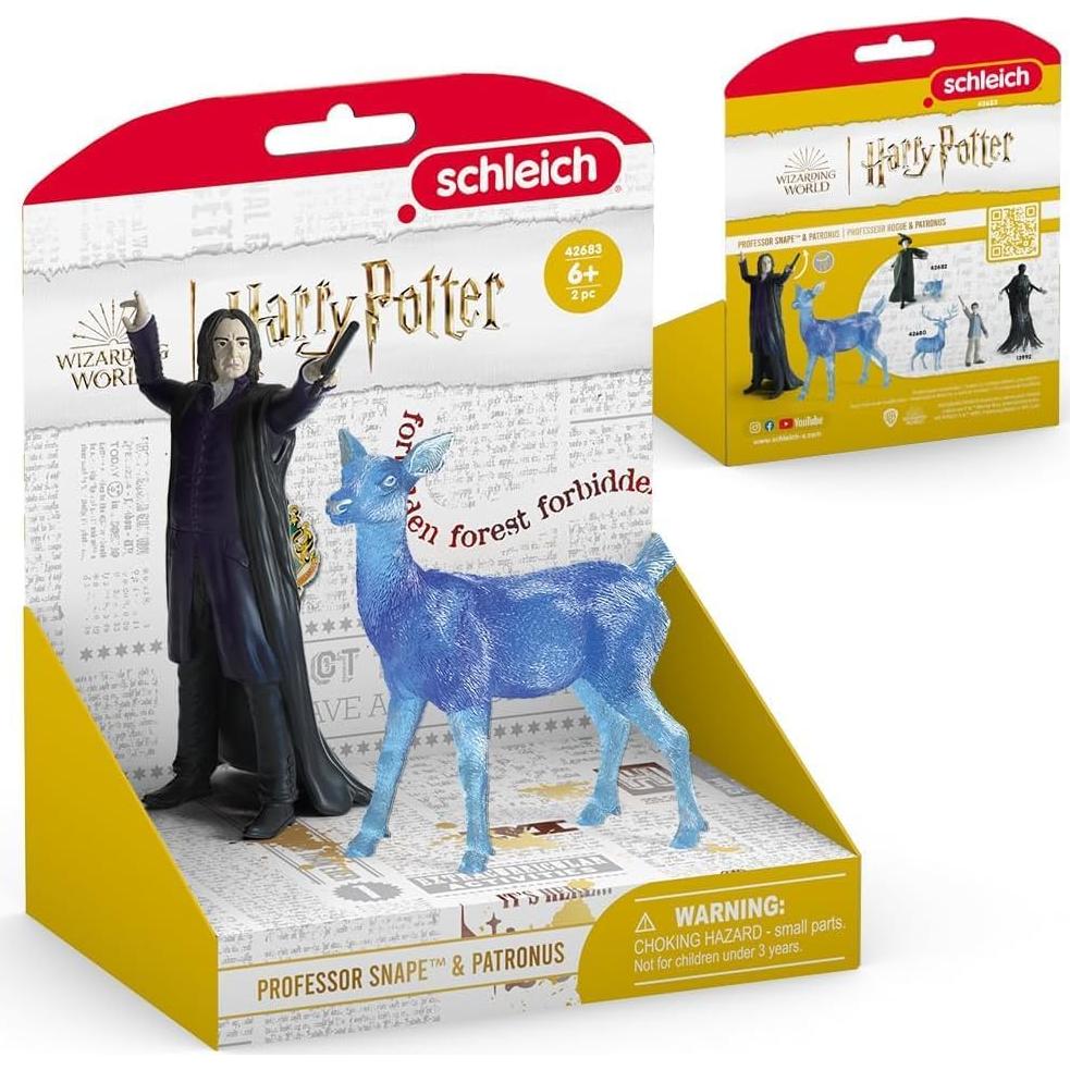 Figura Schleich Severus Snape y Patronus Cierva