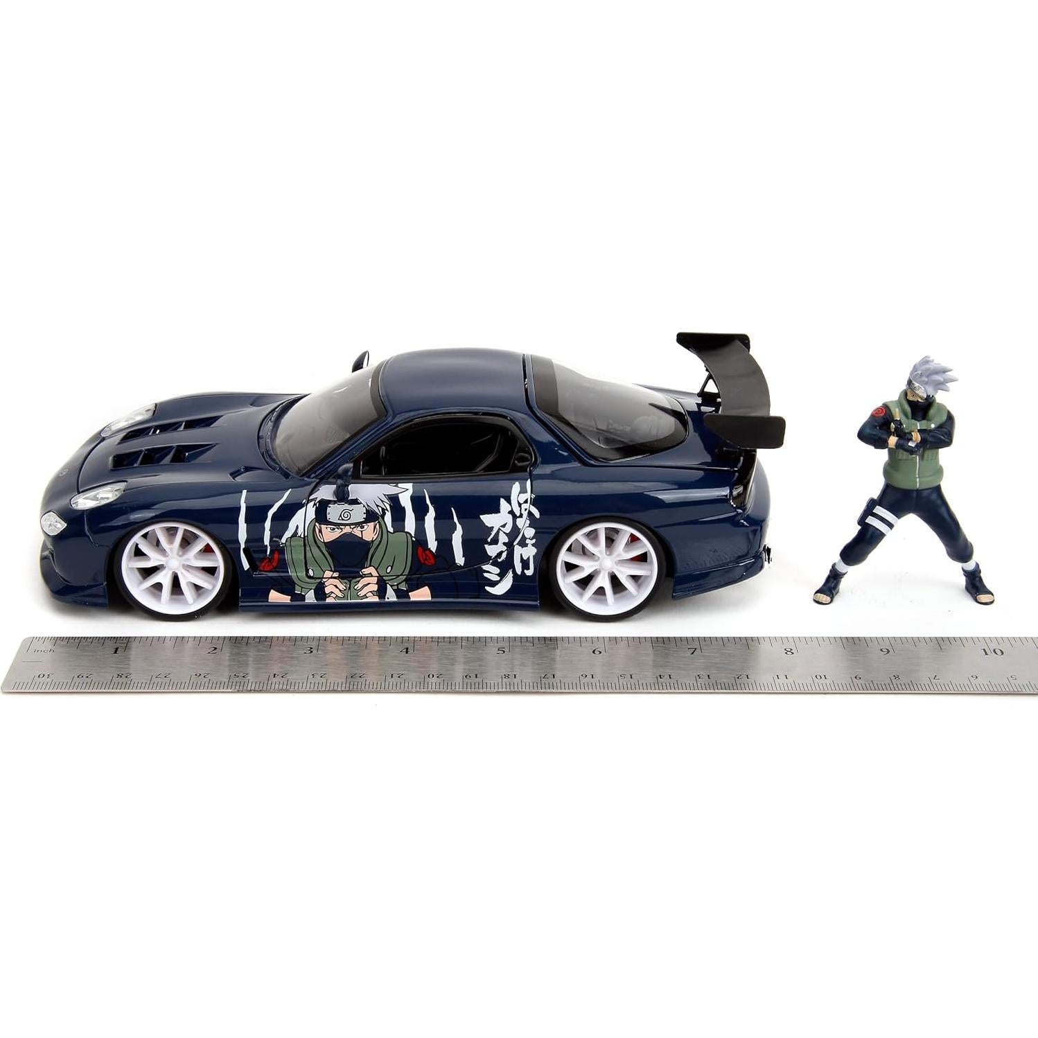 Coche Die-Cast Mazda RX-7 Jada Toys 1:24 con Kakashi