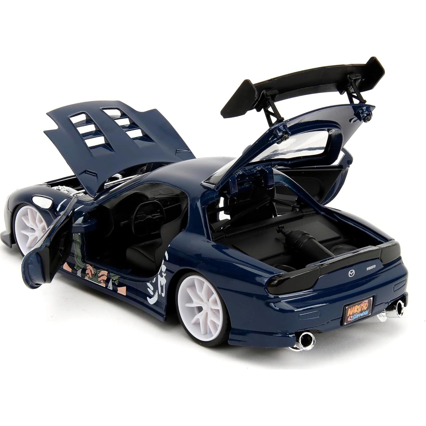 Coche Die-Cast Mazda RX-7 Jada Toys 1:24 con Kakashi