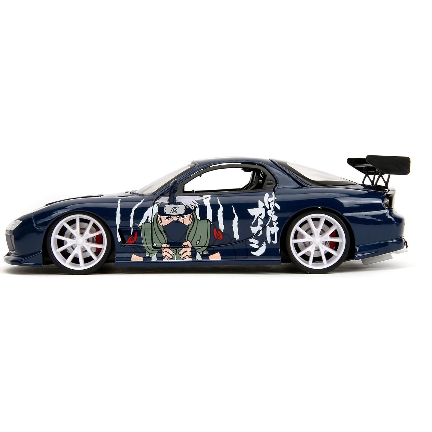 Coche Die-Cast Mazda RX-7 Jada Toys 1:24 con Kakashi