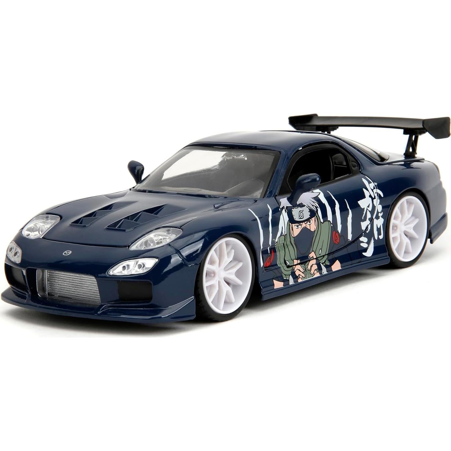 Coche Die-Cast Mazda RX-7 Jada Toys 1:24 con Kakashi