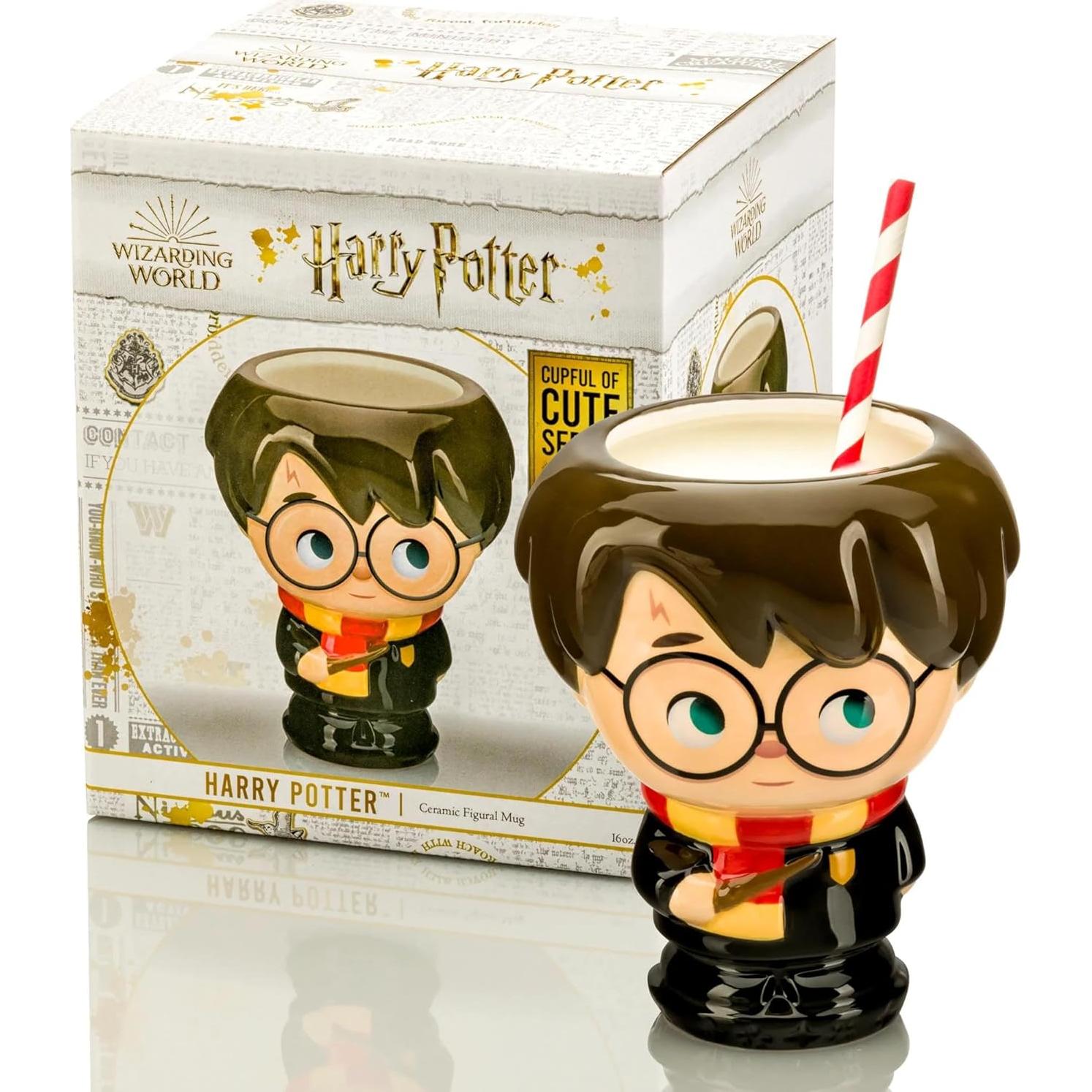 Taza de Cerámica Harry Potter Kawaii 450 ml - Regalo Mágico