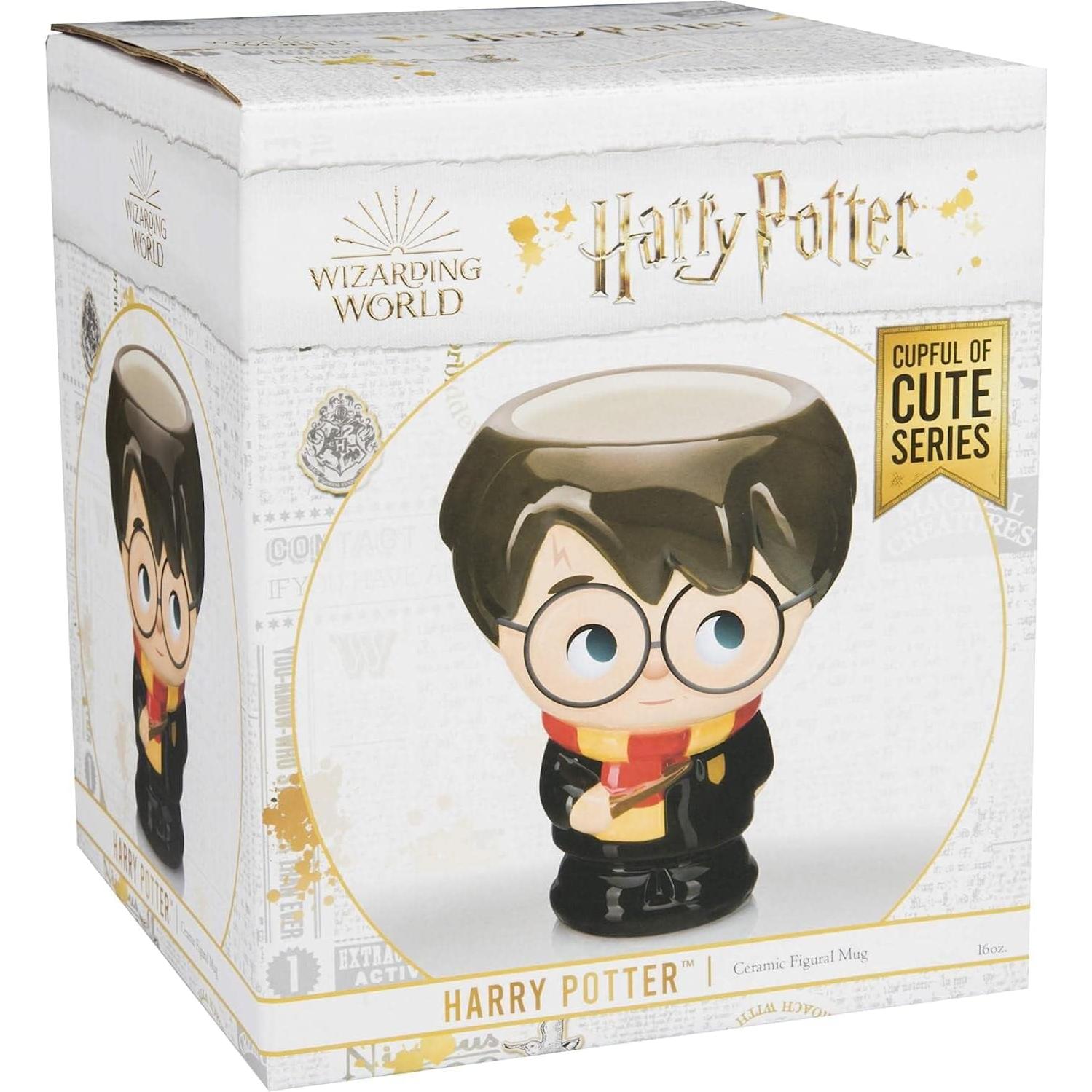 Taza de Cerámica Harry Potter Kawaii 450 ml - Regalo Mágico