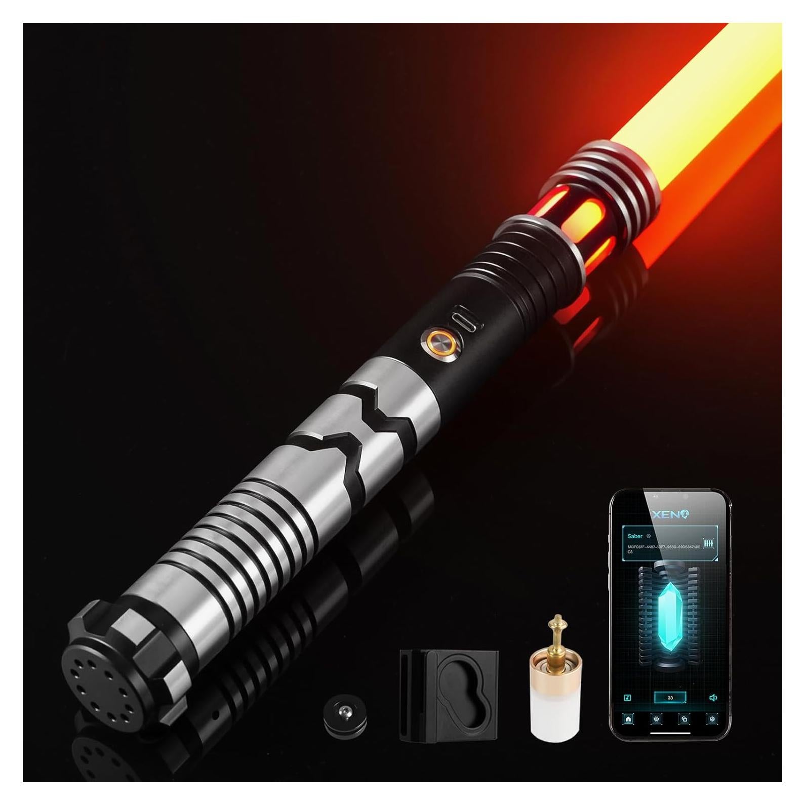Sable de Luz CUSTOM SABER 116 cm con Control de Movimiento y 16 Sonidos