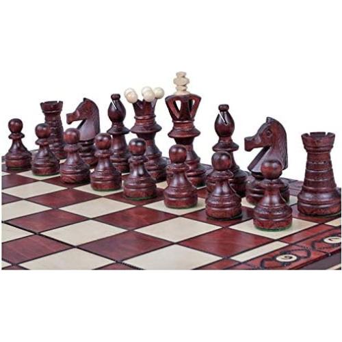 Piezas de Ajedrez de Madera Embajada - Fieltro y Pesadas