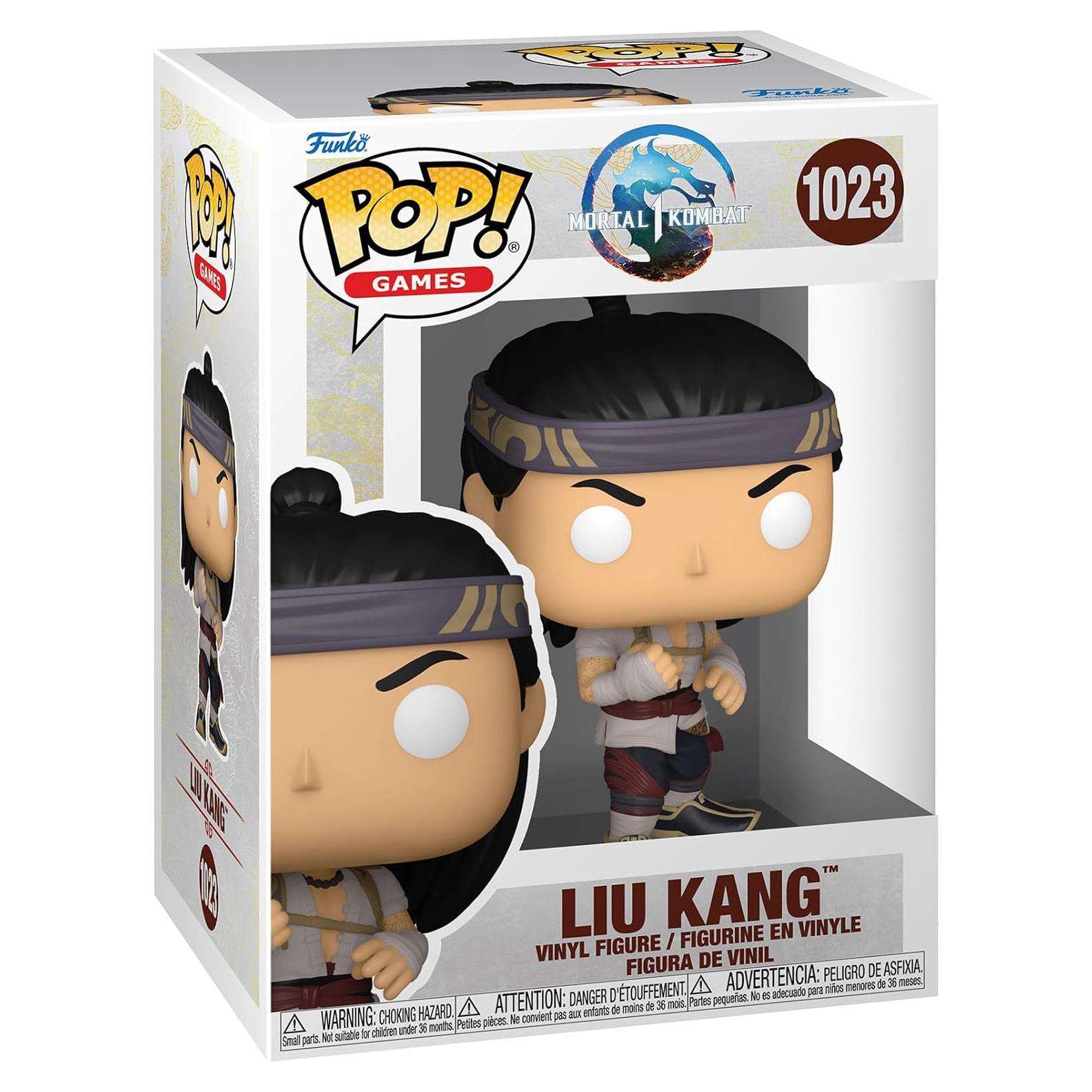 Figura Funko Pop Liu Kang Dios del Fuego Mortal Kombat 1 10 cm