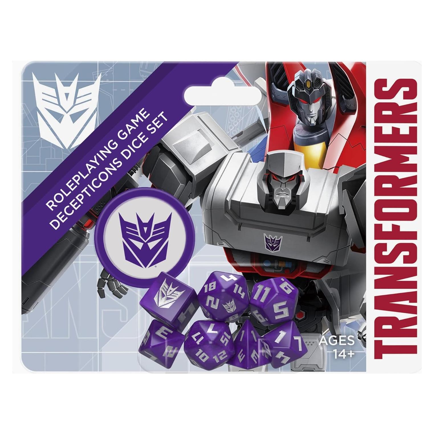 Conjunto de Dados Decepticon Transformers - 8 Piezas - Estudio de Juegos Renegado