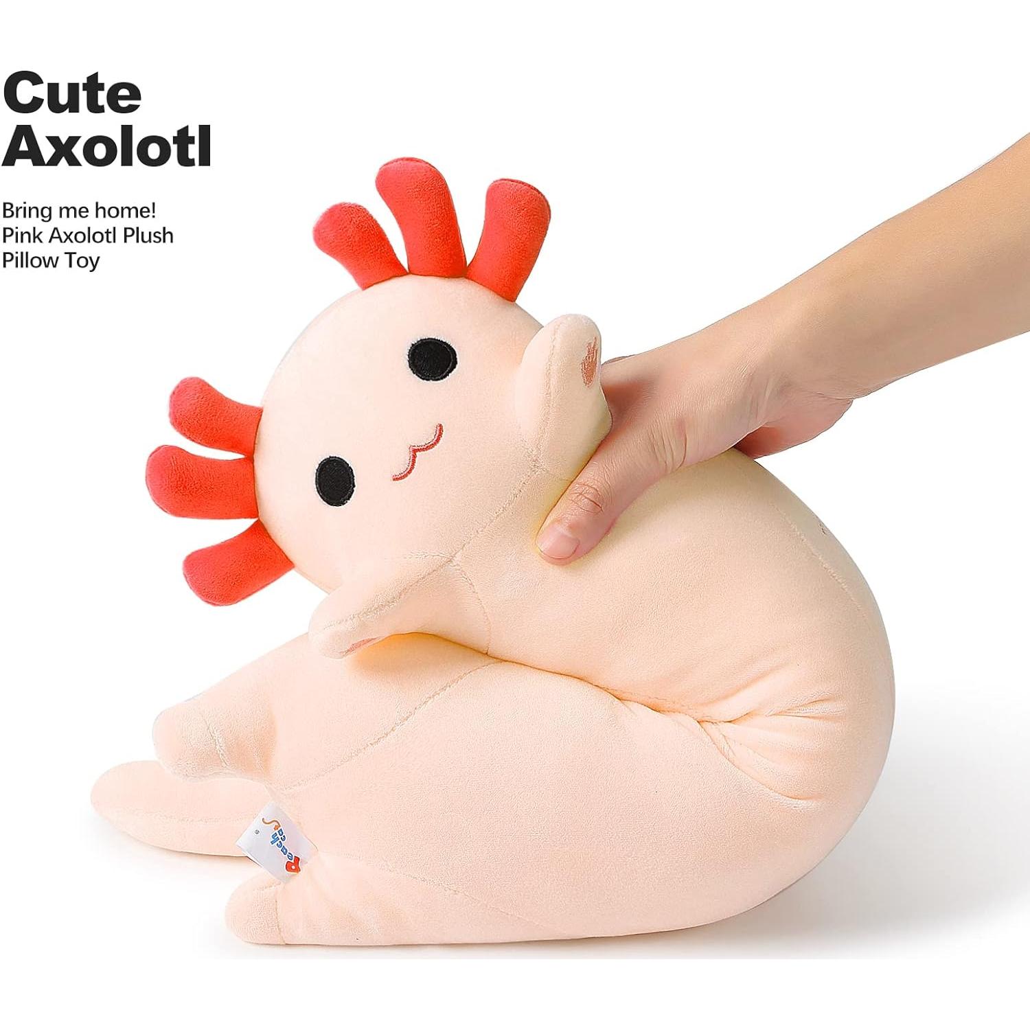 Almohada de Peluche Axolote Naranja PEACH CAT 50.8 cm