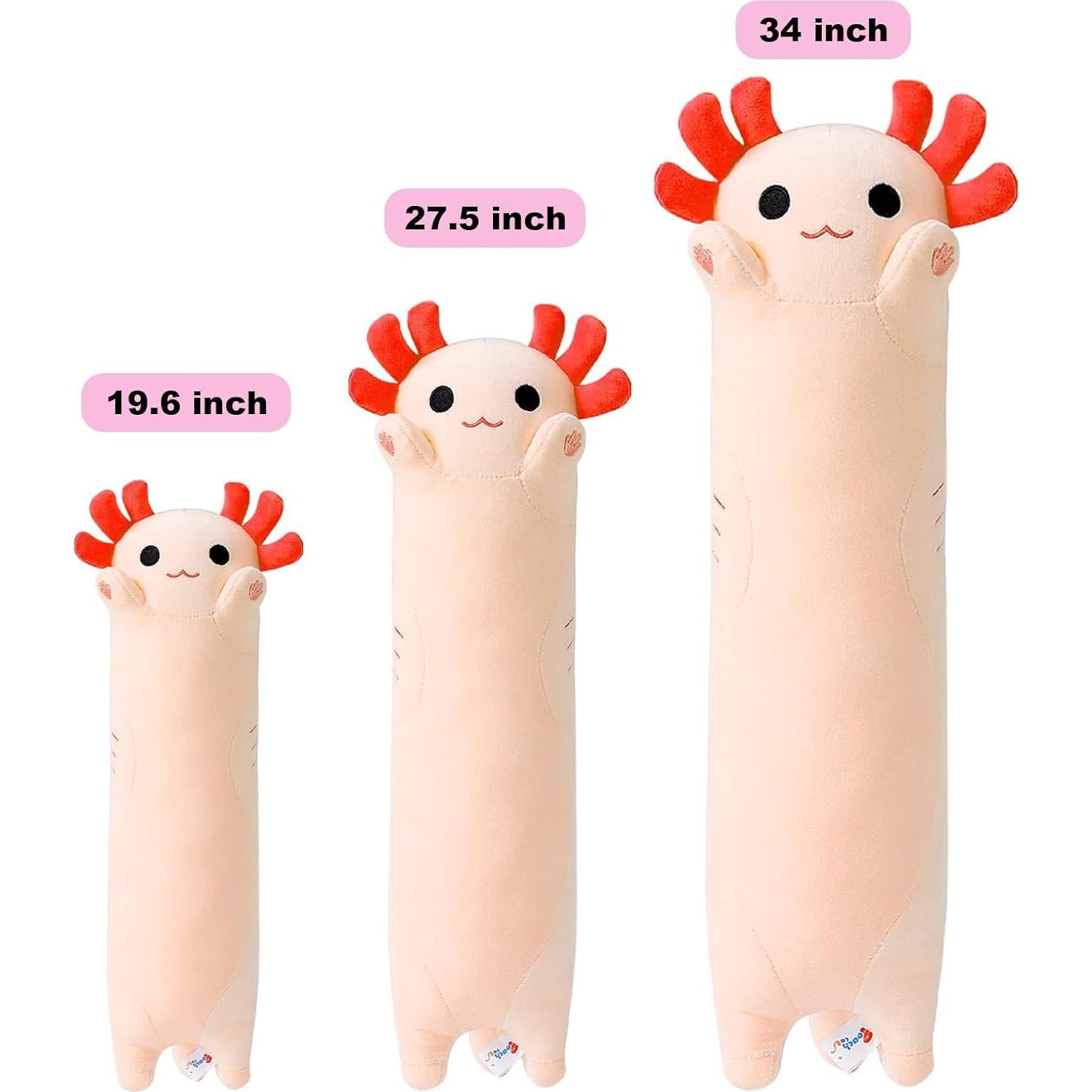 Almohada de Peluche Axolote Naranja PEACH CAT 50.8 cm