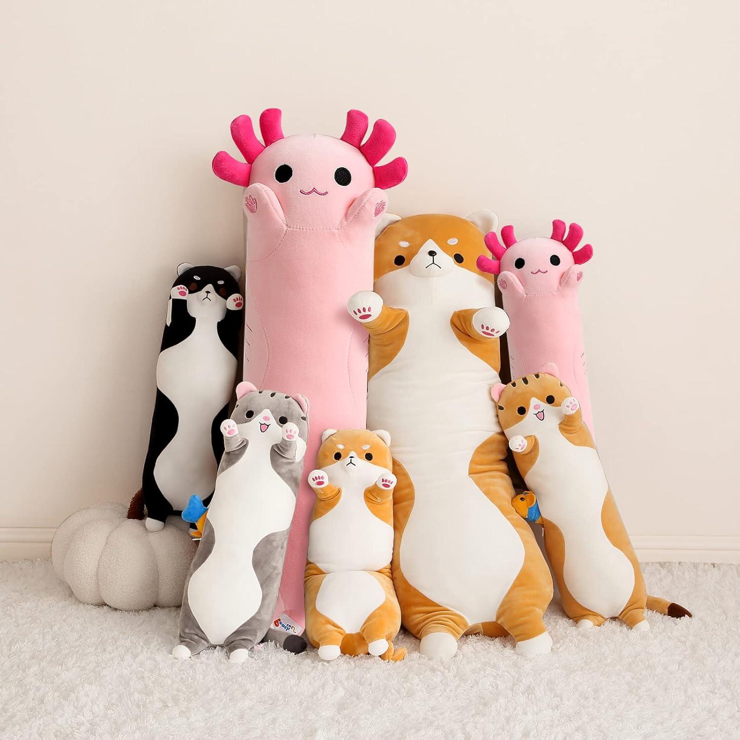 Almohada de Peluche Axolote Naranja PEACH CAT 50.8 cm