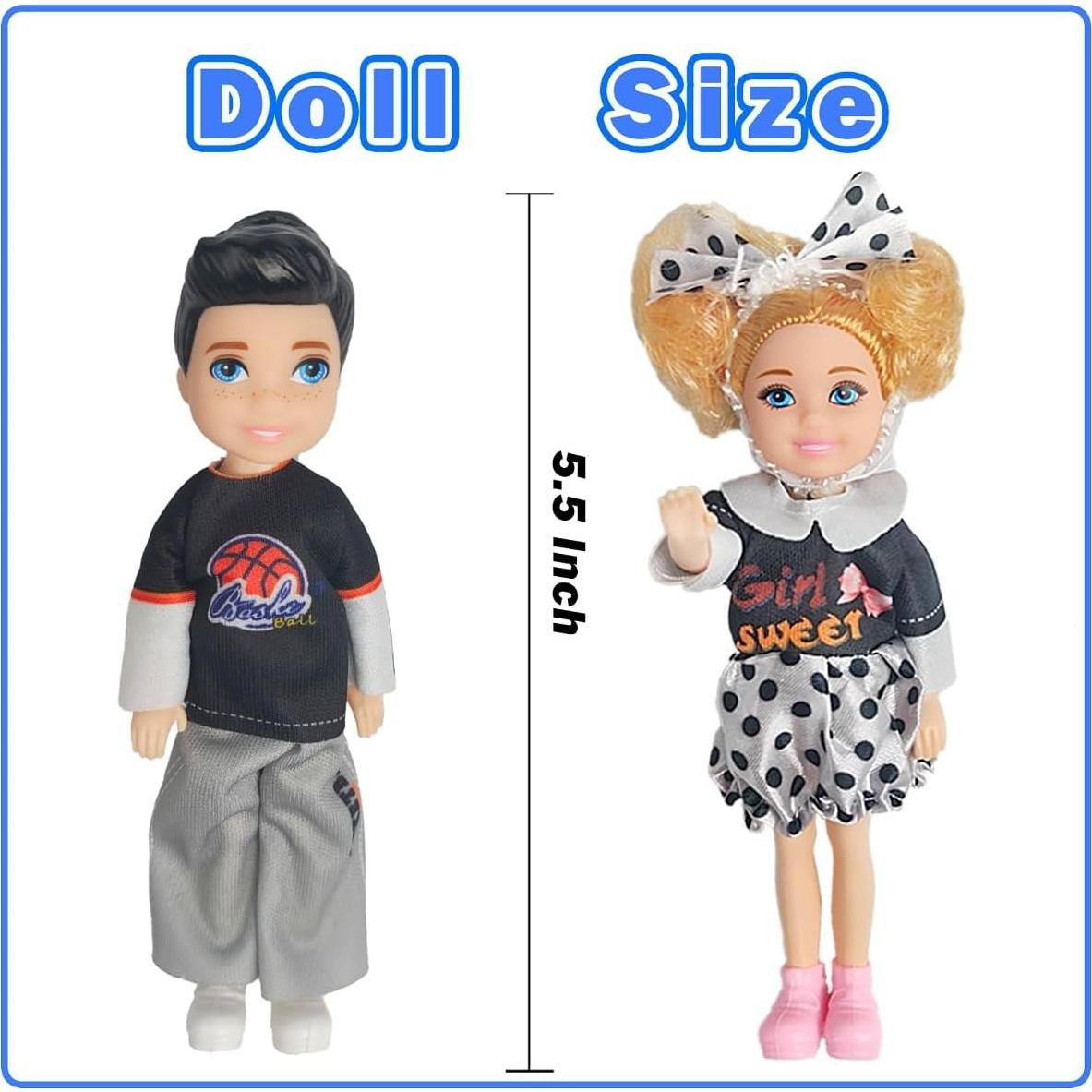 Conjunto de Figuras de Acción Familiares Ediciones D 6,35x5,08cm