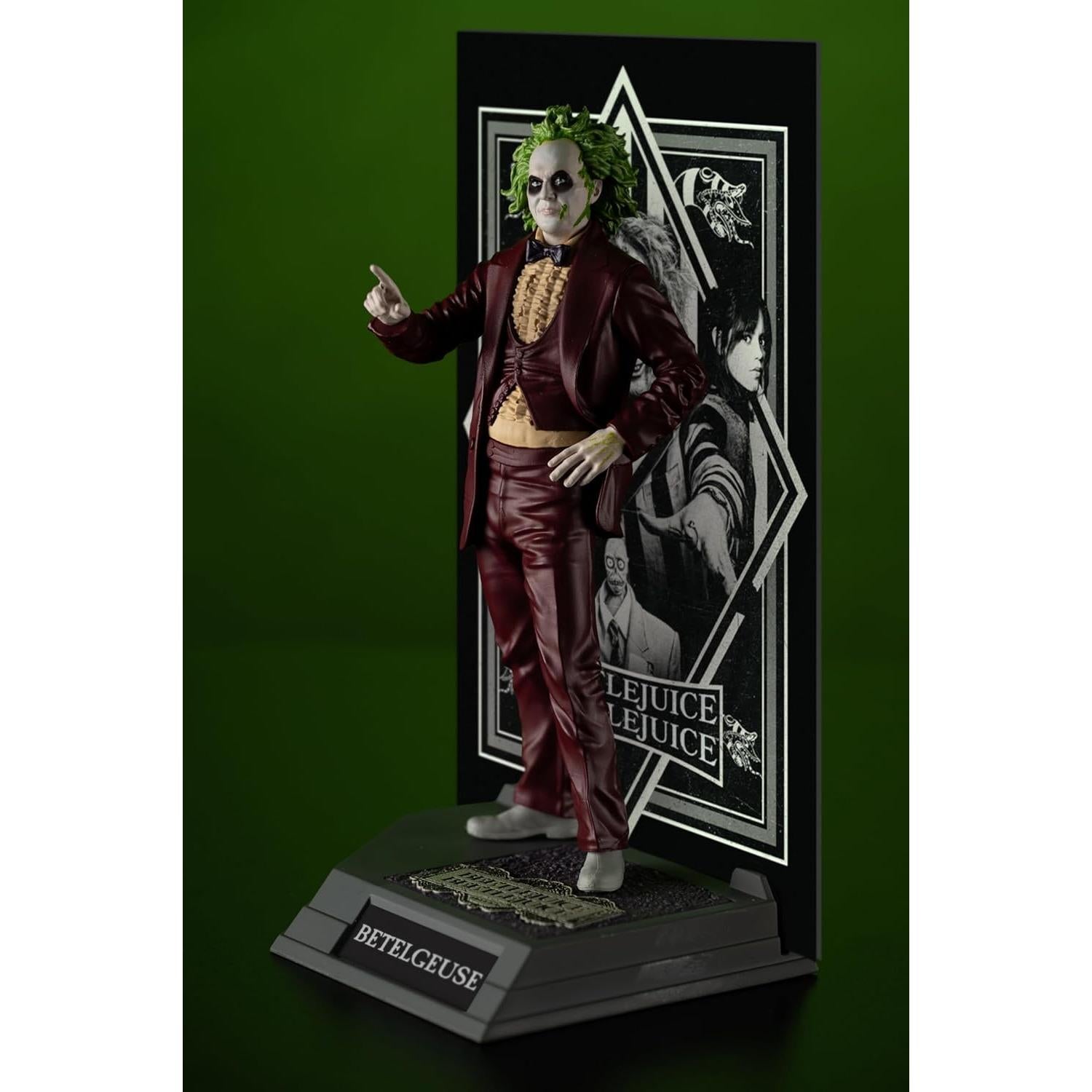 Figura Beetlejuice 15.24 cm McFarlane Toys 2024 Detallada
