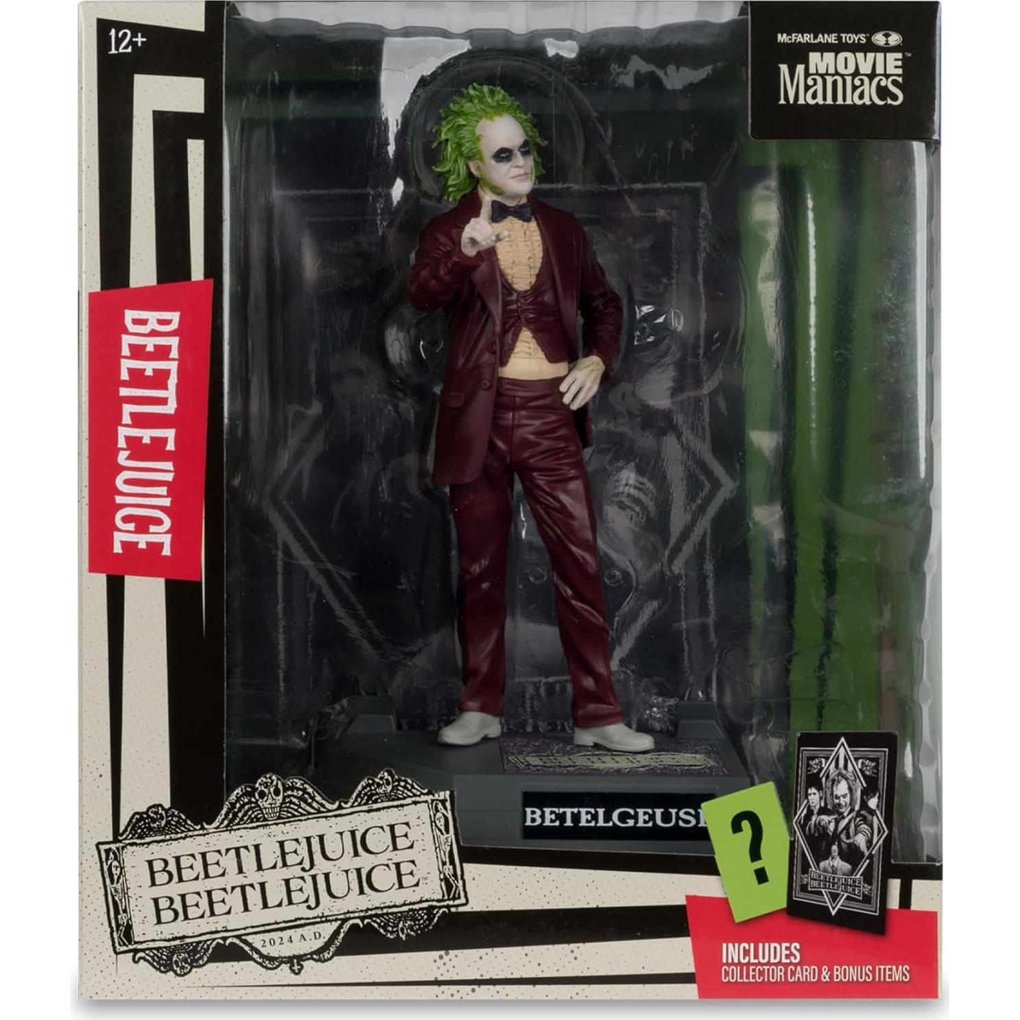 Figura Beetlejuice 15.24 cm McFarlane Toys 2024 Detallada