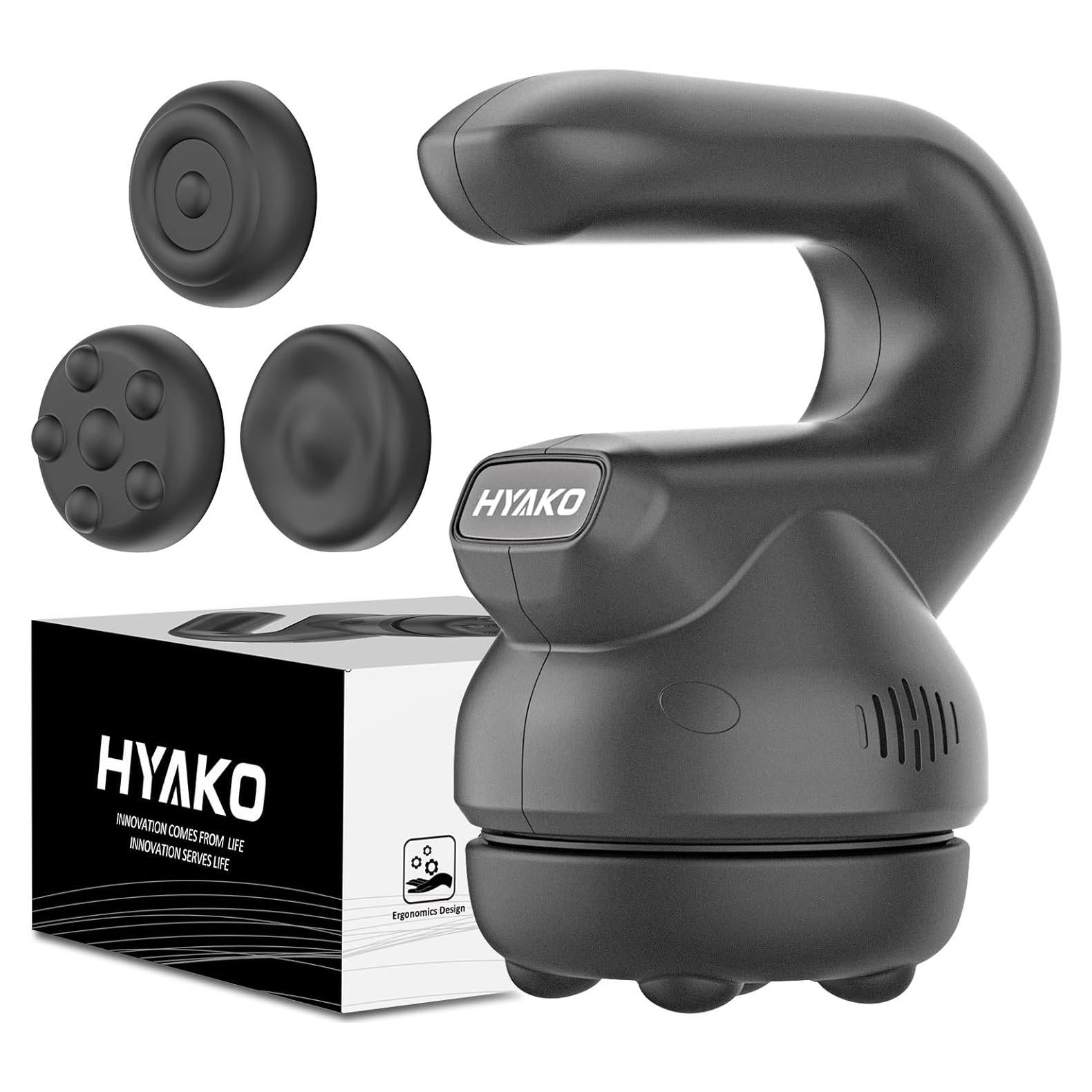 Masajeador Orbital Mini HYAKO con 5 Velocidades y Accesorios